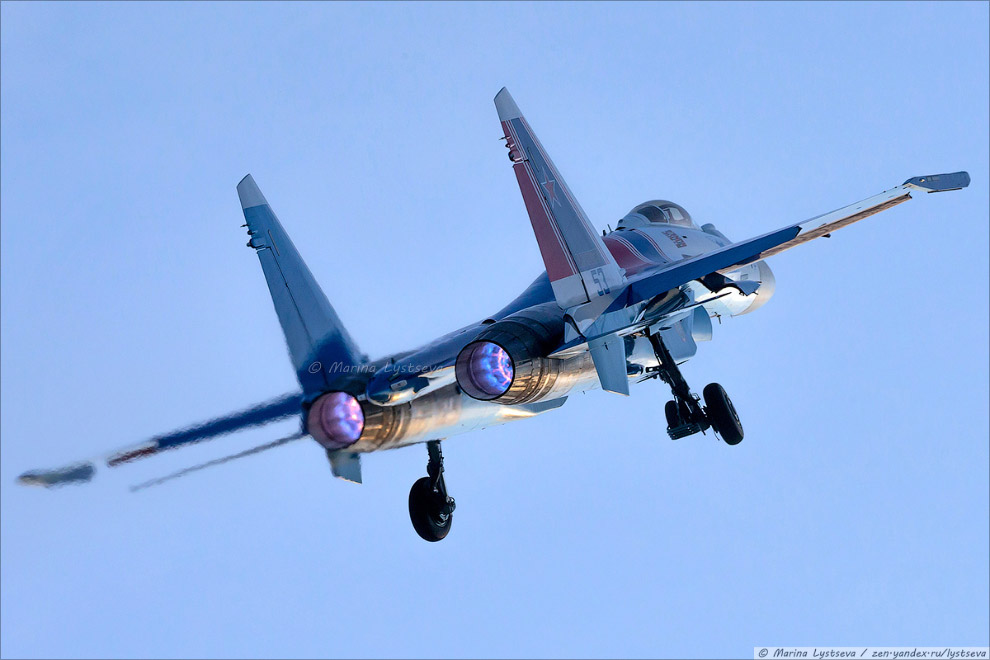 “Russian Knights” on the new Su-35S in Kubinka - Fighter, Airplane, Army, Russia, Drying, Longpost