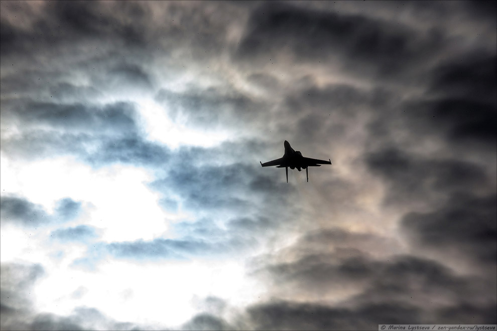 “Russian Knights” on the new Su-35S in Kubinka - Fighter, Airplane, Army, Russia, Drying, Longpost