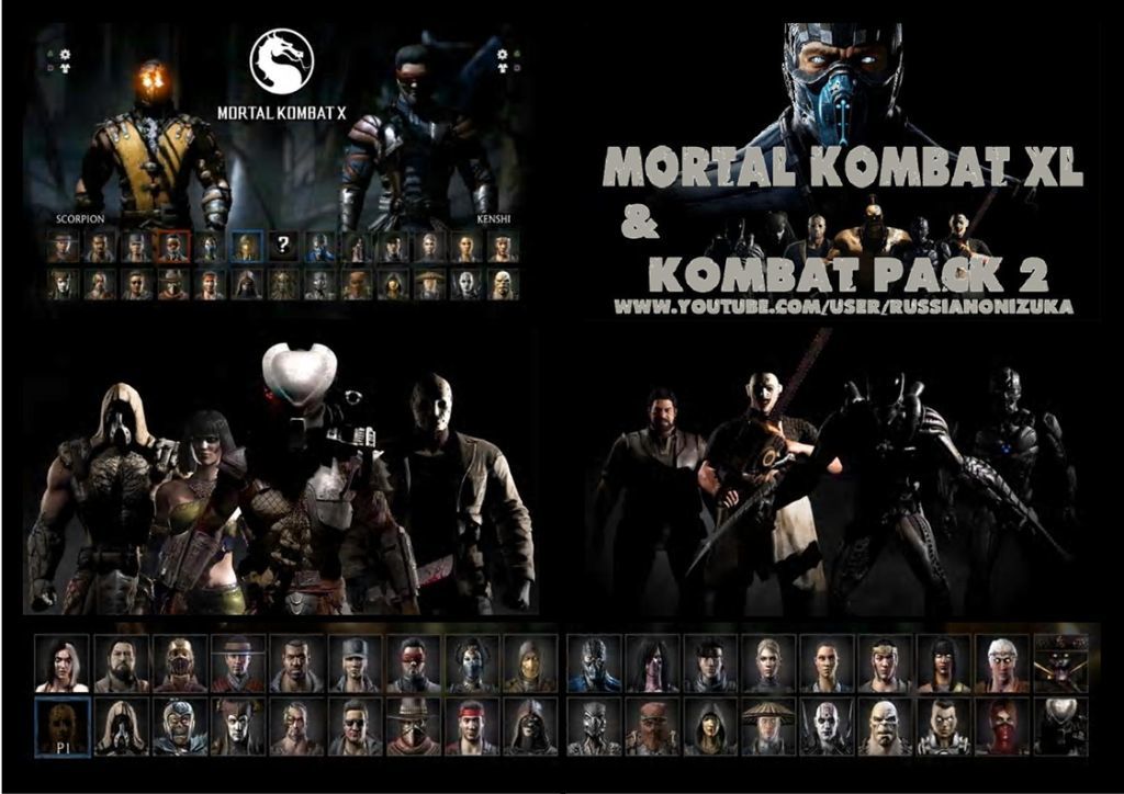 Mortal Kombat X - All Fighters (Bloody Roster) - Mortal kombat, Games, Longpost