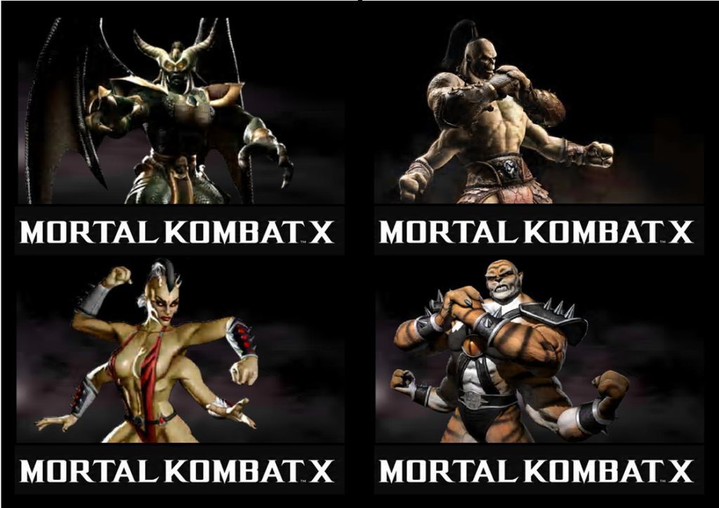 Mortal Kombat X - All Fighters (Bloody Roster) - Mortal kombat, Games, Longpost