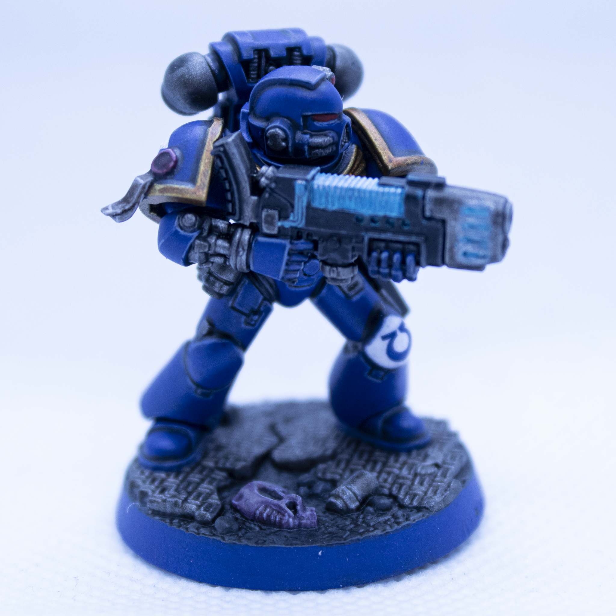 Brother Prometor and Brother Gayun from the first series of Space Marine heroes - My, Warhammer 40k, Ultramarines, Painting miniatures, Miniature, Acrylic, Longpost