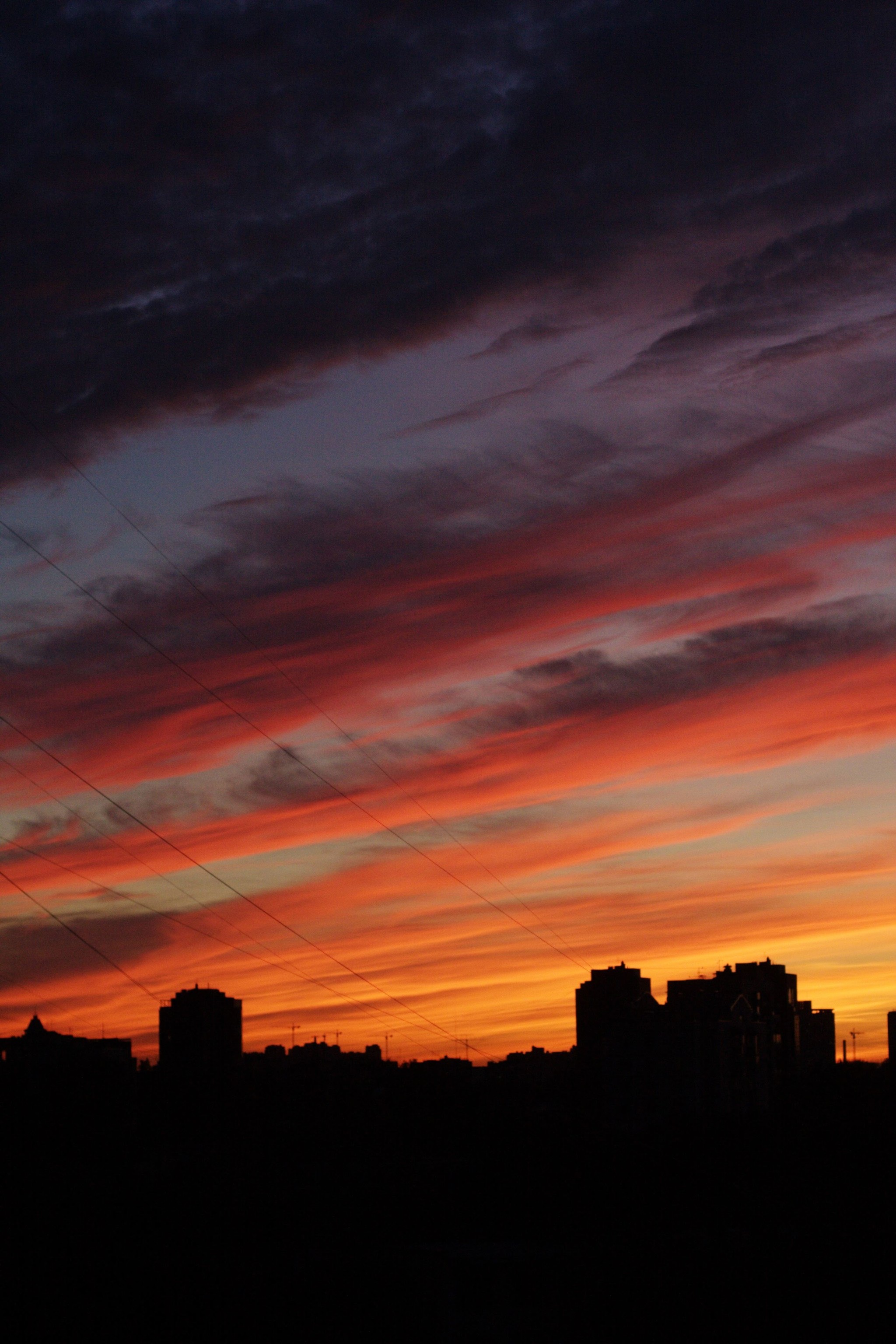 Sunset - My, Sunset, Saint Petersburg, Sky, Clouds, The photo, Longpost