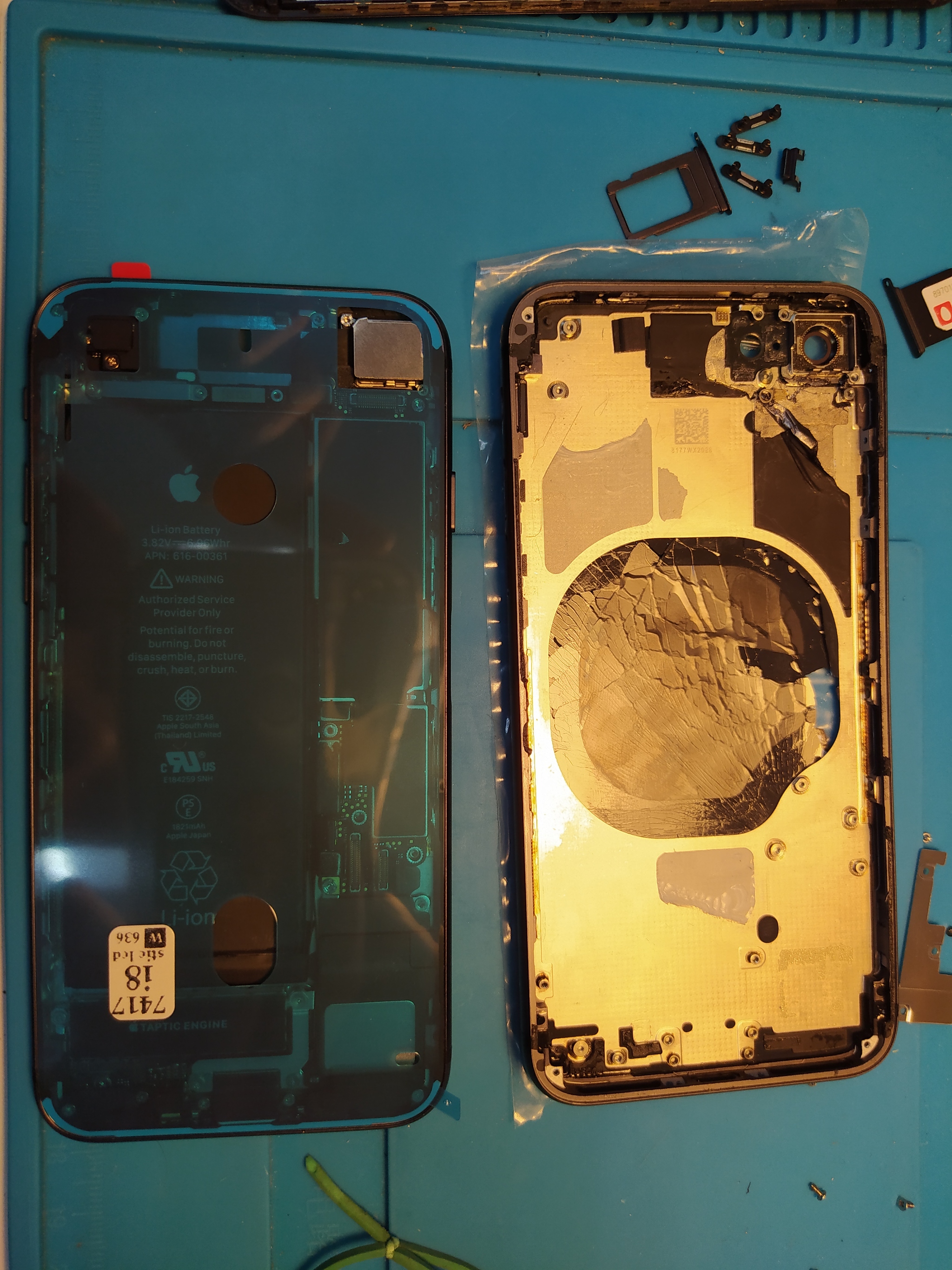 Repair for subscriber, iPhone 8 - My, Ulyanovsk, Ремонт телефона, Repair of equipment, iPhone, Repair, Electronics repair, Pick-up headphones, Longpost