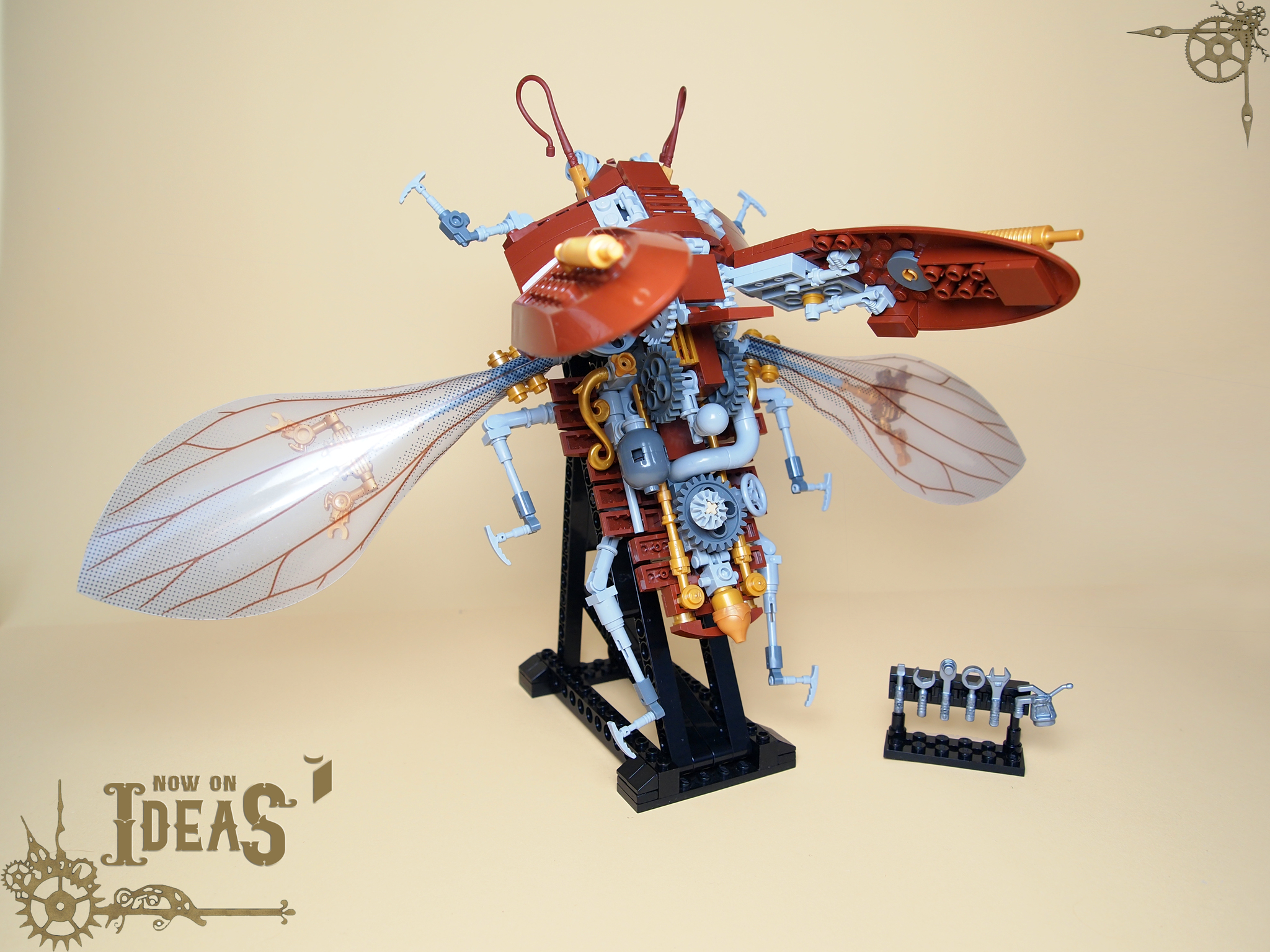 Will Peekaboo's power work in this case? - My, Steampunk, Insects, Жуки, Lego, Support, The strength of the Peekaboo, Longpost