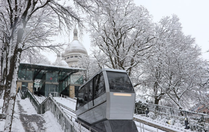 Funicular of Montmartre - Funicular, Elevator, Paris, Longpost, France, Montmartre, Video