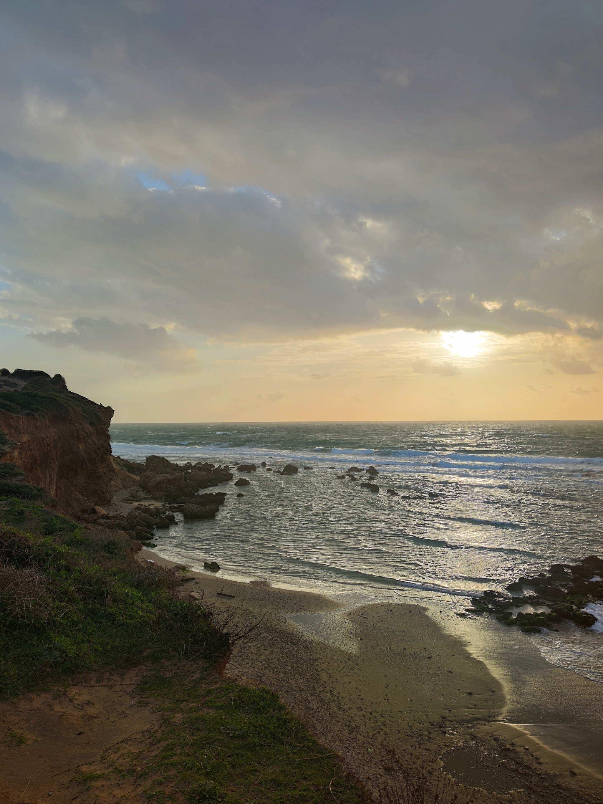 Evening walk by the sea - My, The photo, Sea, Mediterranean Sea, Israel, Longpost, Mobile photography