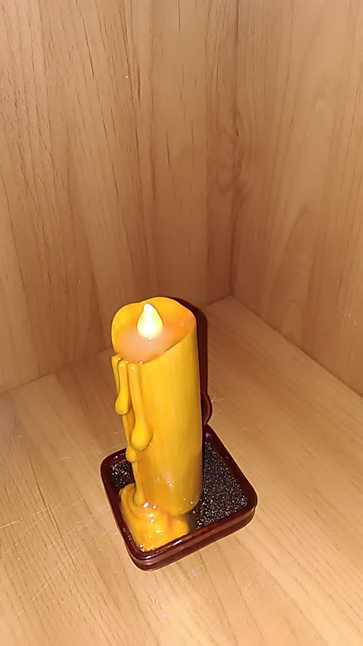 Nightie candle - My, With your own hands, Souvenirs, Night light, Video, Longpost