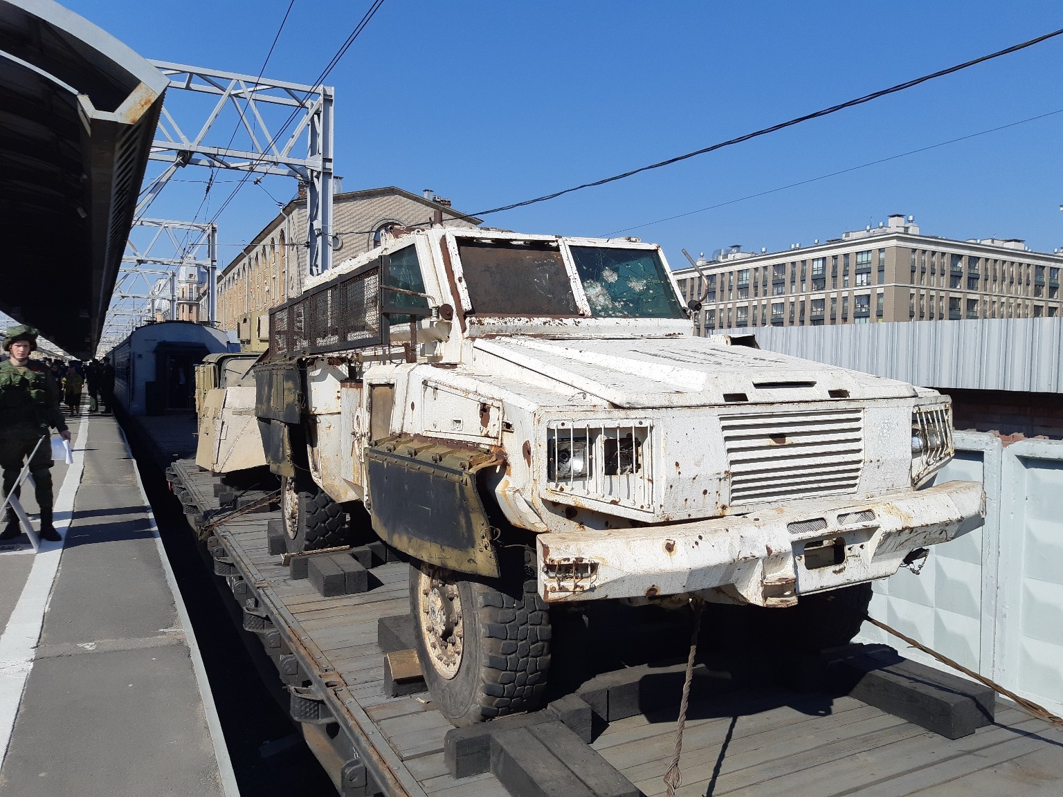 War trophies from Syria: photos and one video. April, 2019 - My, Syrian Fracture, Syria, Moskovsky railway station, Technics, Saint Petersburg, Video, Longpost