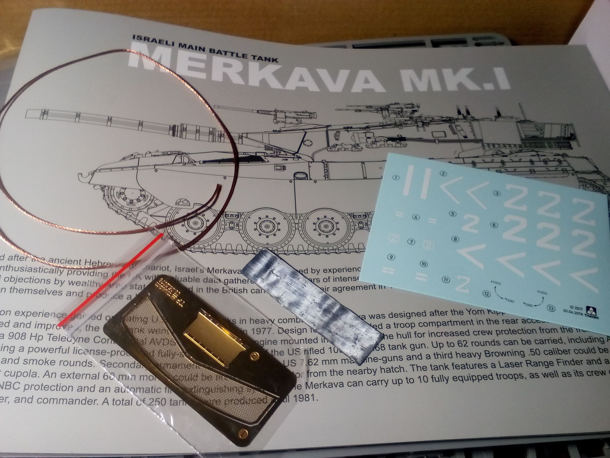 Merkava Mk.1, Takom, 1/35. Assembly Notes - My, Stand modeling, Prefabricated model, Assembly, Airbrushing, Tanks, MBT, Merkava, Merkava, Longpost