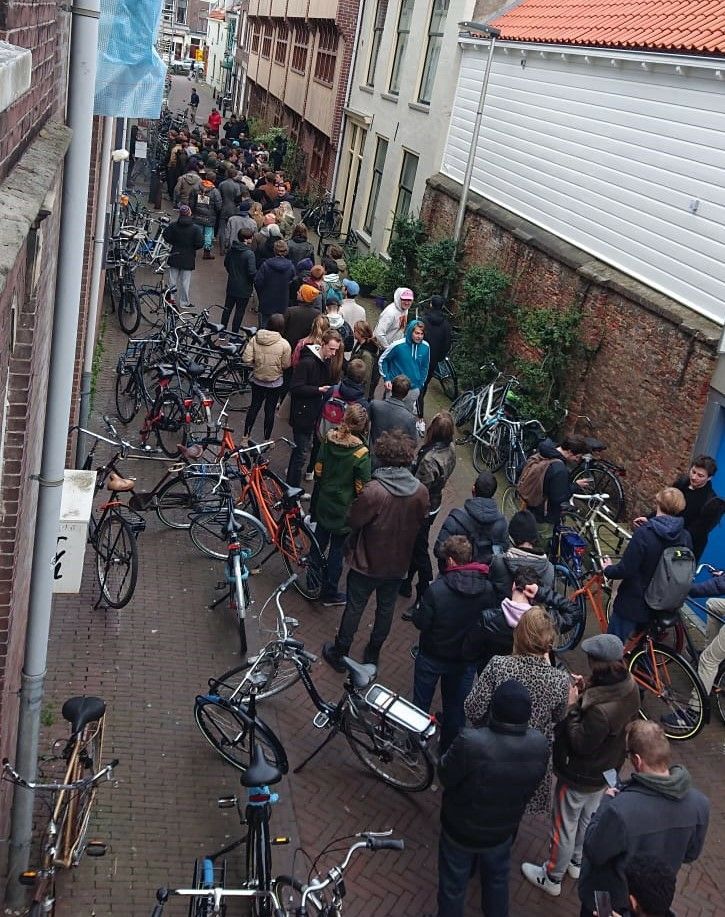 Queues form at coffee shops in the Netherlands - Coronavirus, Netherlands (Holland), Marijuana, Coffeeshop