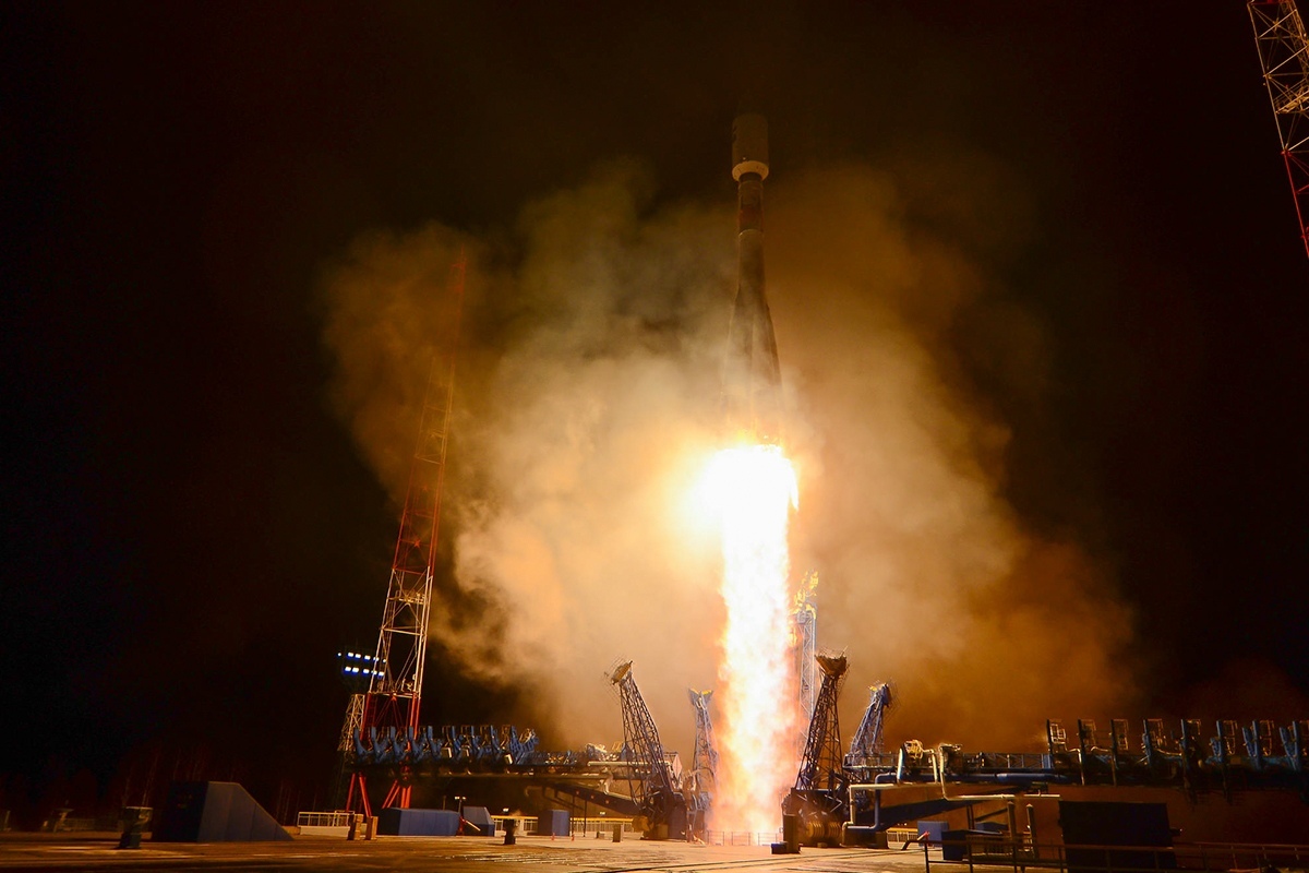 The Glonass-M satellite was successfully launched into orbit! - Roscosmos, Plesetsk, GLONASS, Soyuz-2, Space, Running, Satellite