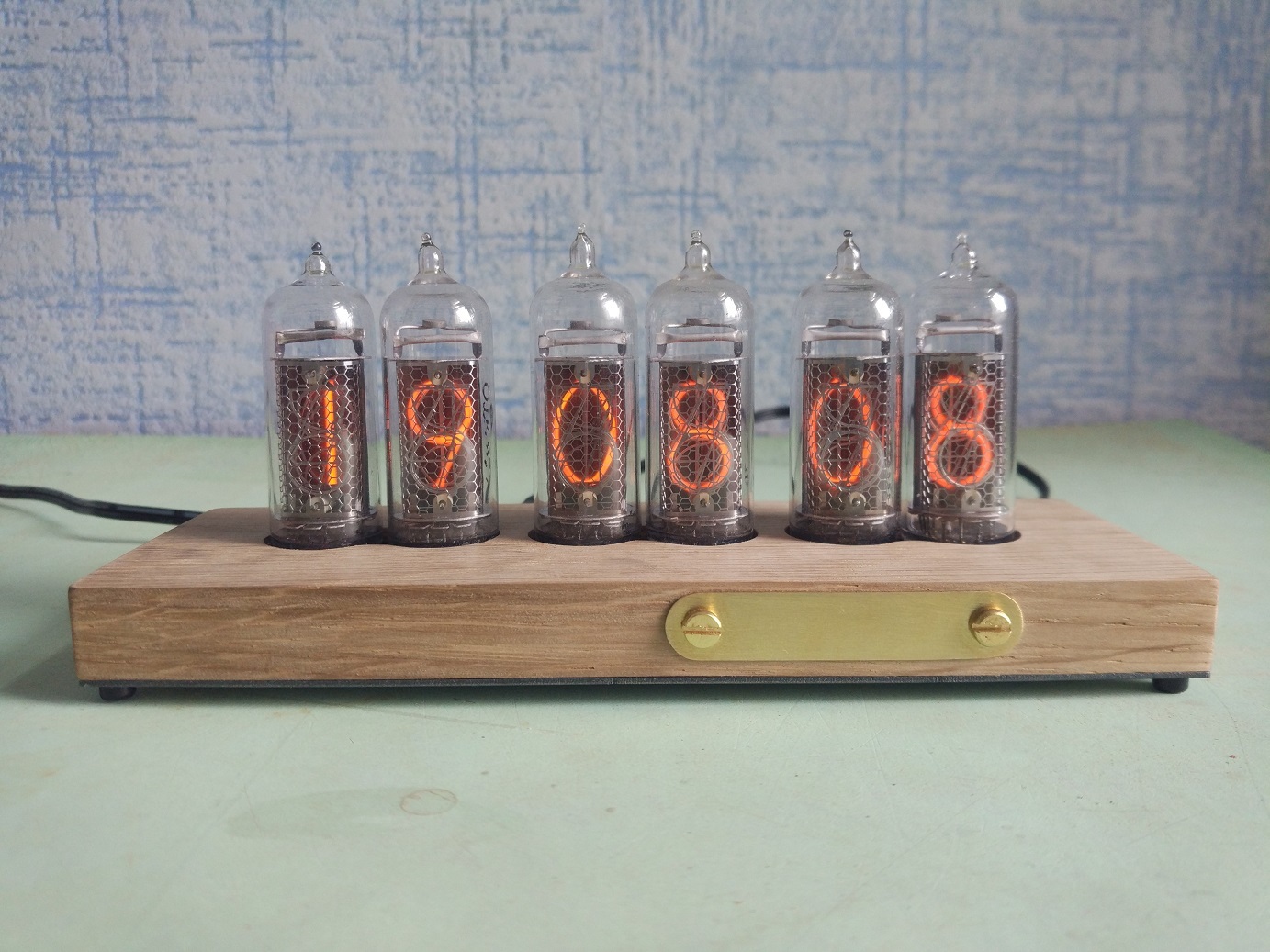 Warm tube clock - My, Clock, With your own hands, Nixie clock, Лампа, Decor, Interior, Longpost, Needlework with process