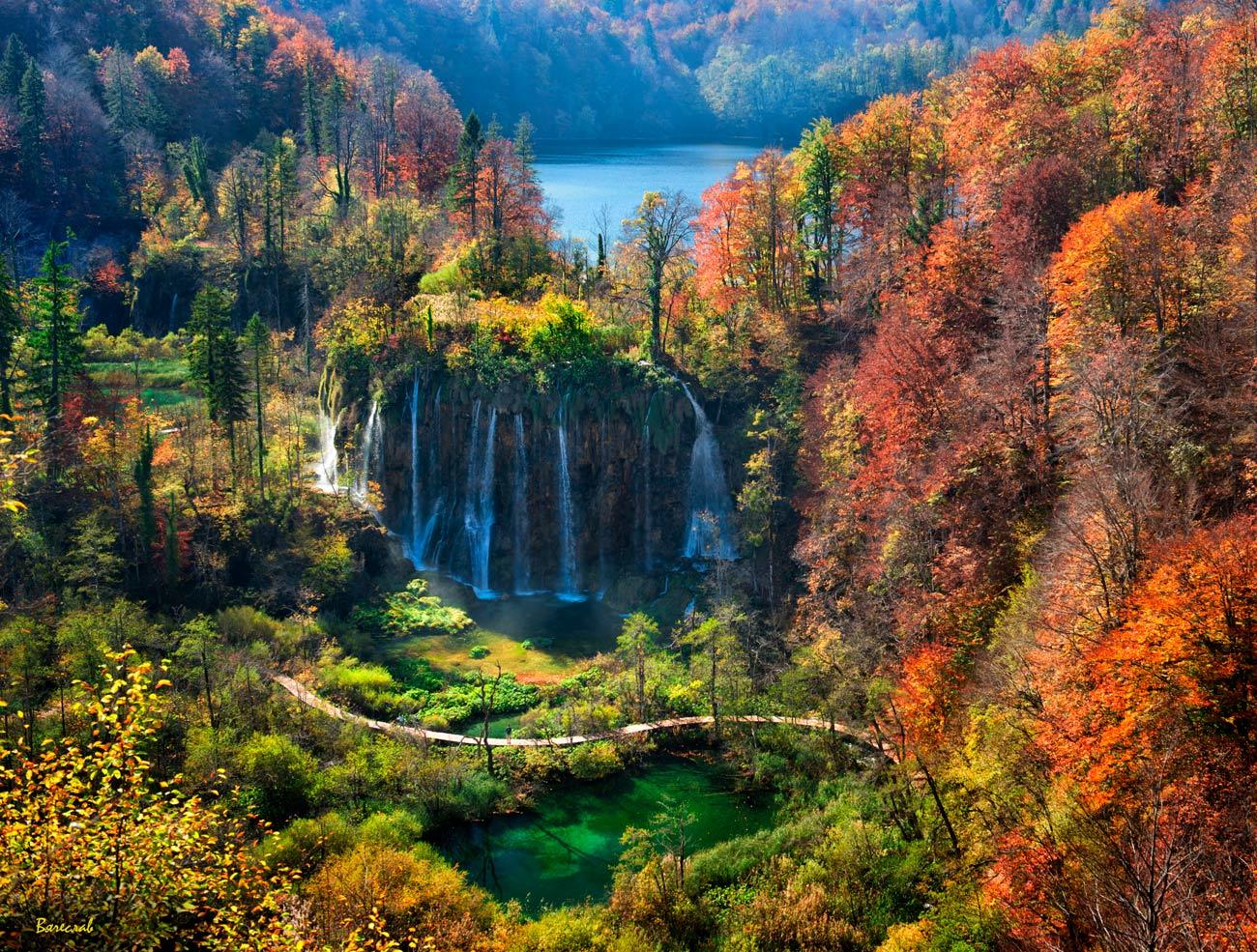 Croatia. Plitvice Lakes - Croatia, Plitvice Lakes, Nature, The photo