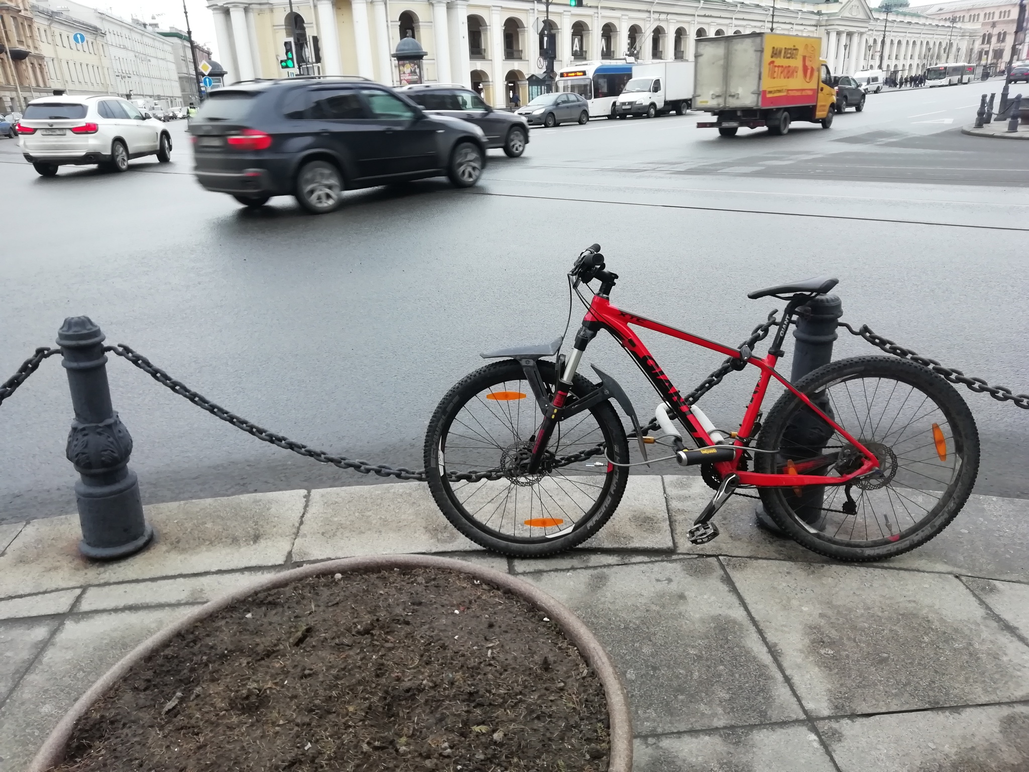 It wasn't the bobbin - My, Bicycle parking, Saint Petersburg, Longpost