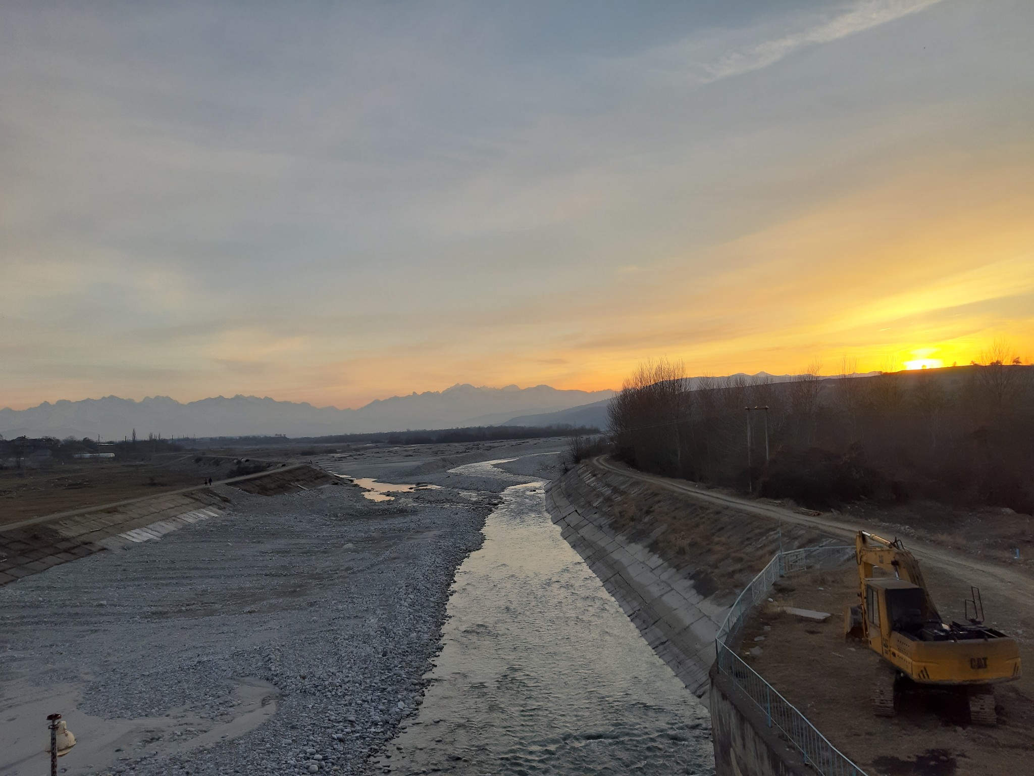 Sunset - My, The photo, Sunset, River, Russian rivers, PHOTOSESSION, Kabardino-Balkaria, North Caucasus, Longpost