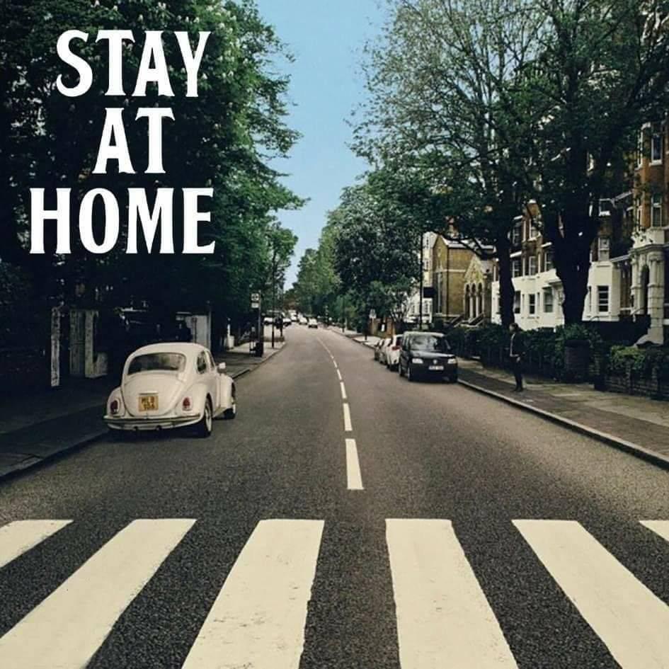 English social advertising - Coronavirus, The beatles, Abbey Road