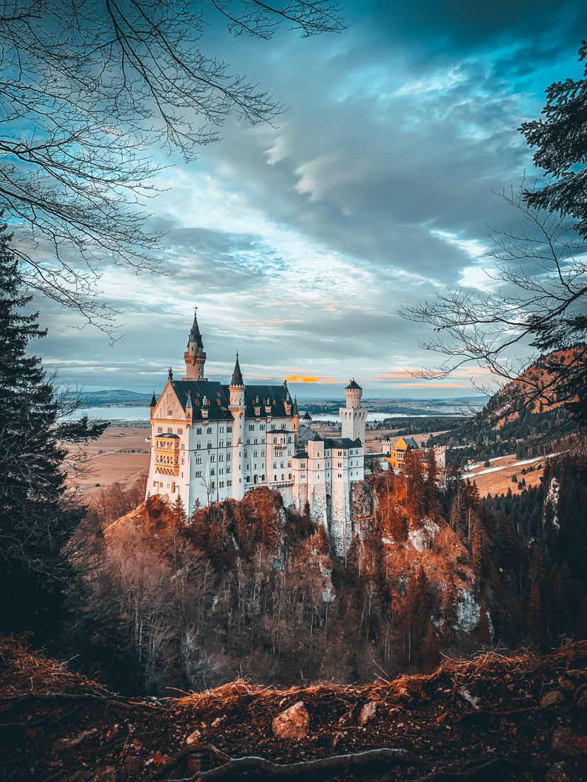 Neuschwanstein Castle - My, Road trip, Longpost, Neuschwanstein, Germany