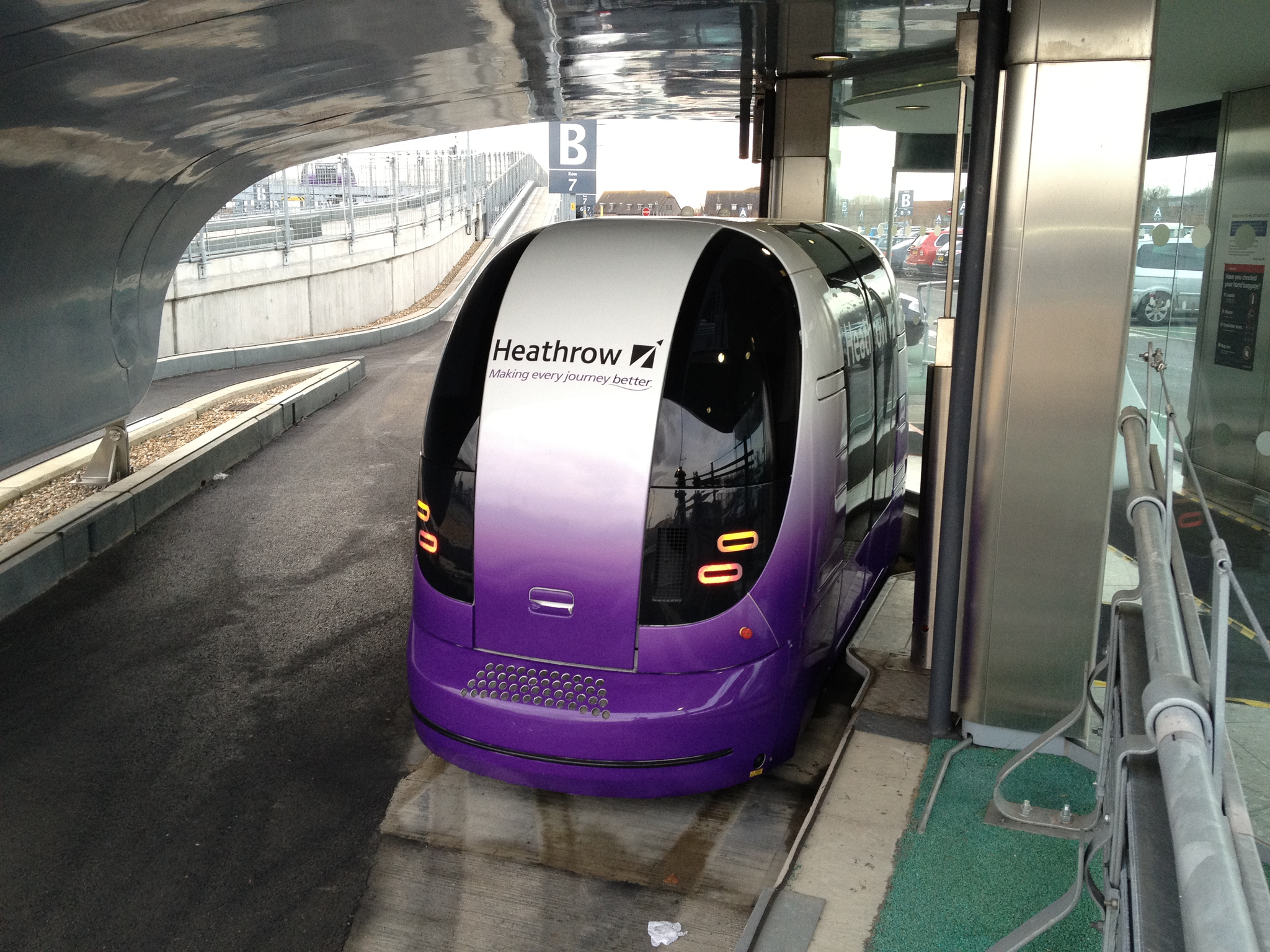 Heathrow driverless transport - London Heathrow, London, Great Britain, Unmanned vehicles, Industrial Design, Video, Longpost