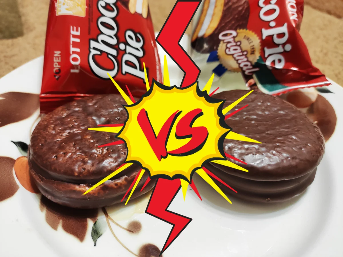 CHOCO PIE. ! Orion VS Lotte ! | Пикабу