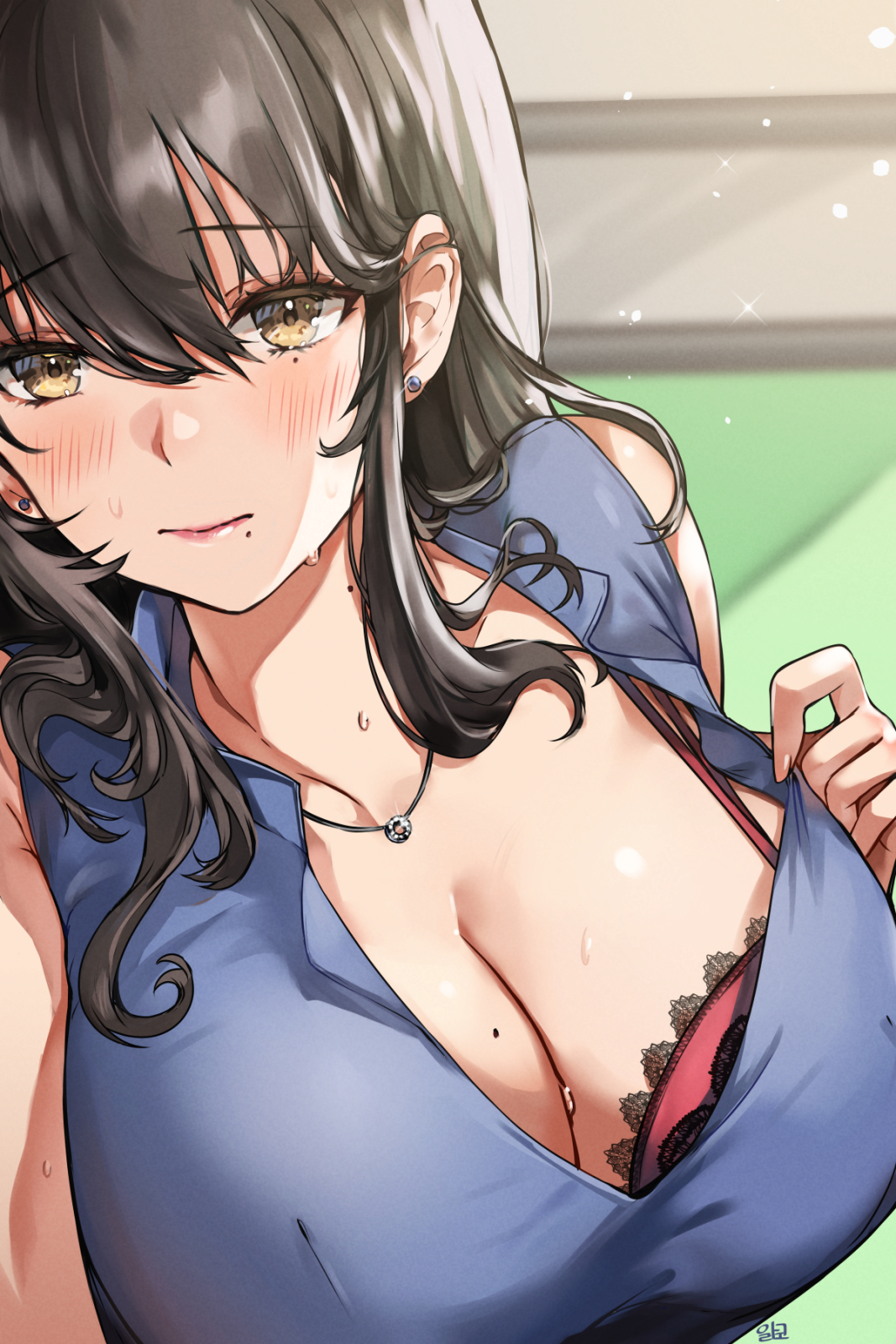 Office lady - NSFW, Аниме, Anime Art, Original Character, Женщины, Грудь, Длиннопост