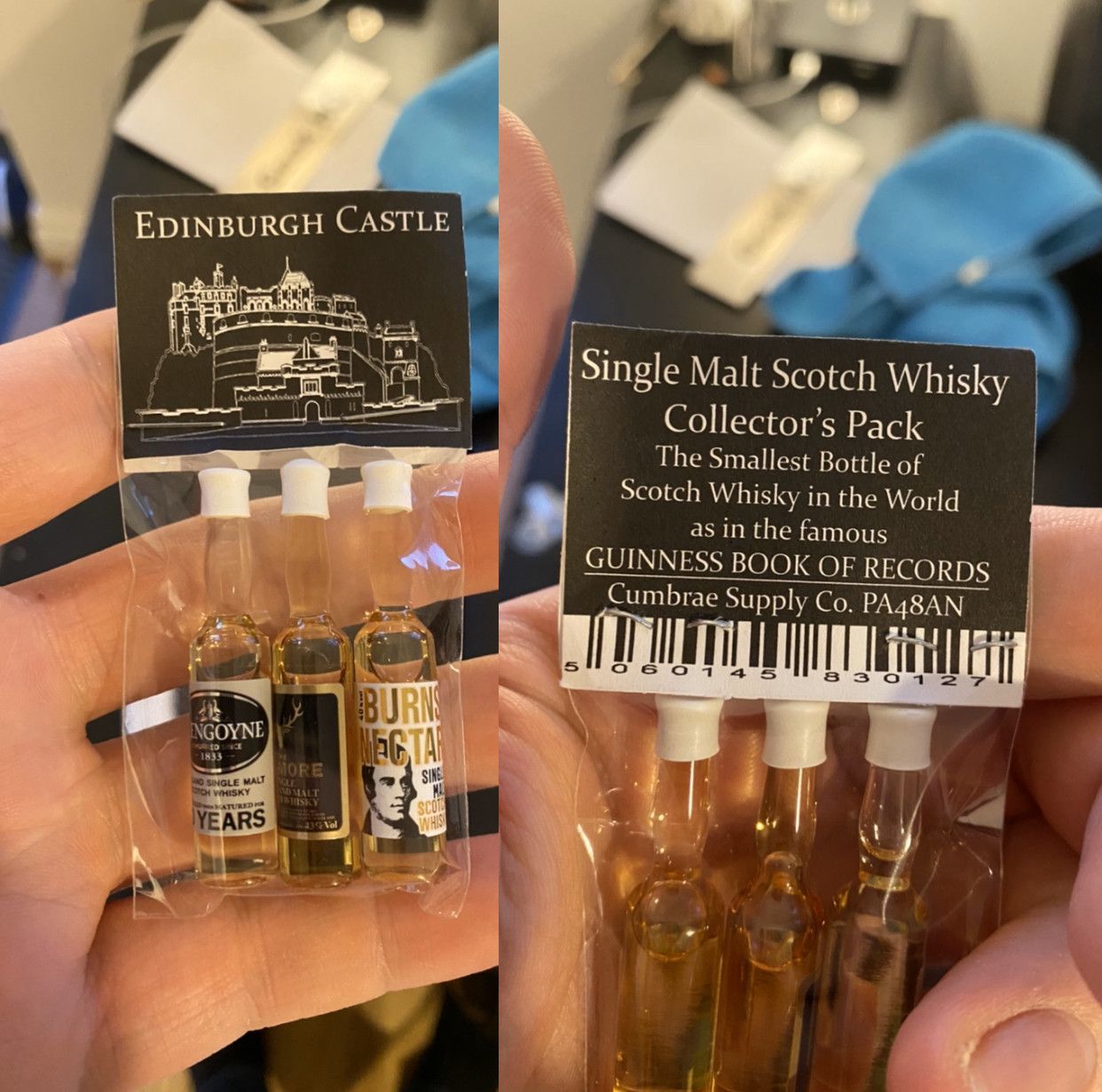 The world's smallest single malt Scotch whiskey bottles - Whiskey, Bottle, Alcohol, Mini