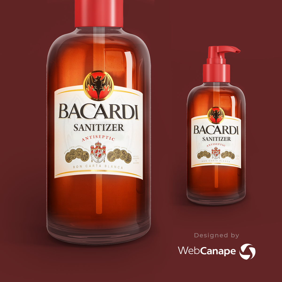 Антисептики «Хаски» или Bacardi - вам какой? | Пикабу