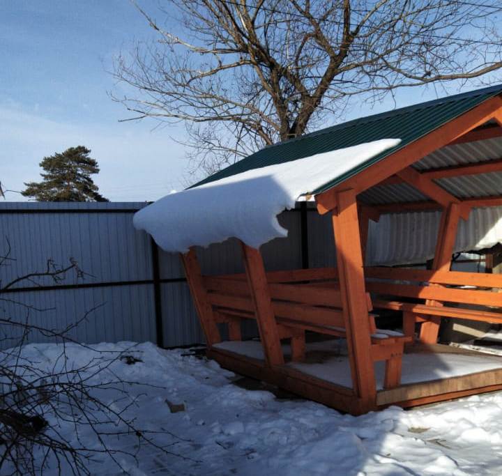 DIY gazebo (part 2) - My, Alcove, Carpentry, With your own hands, Longpost, Video