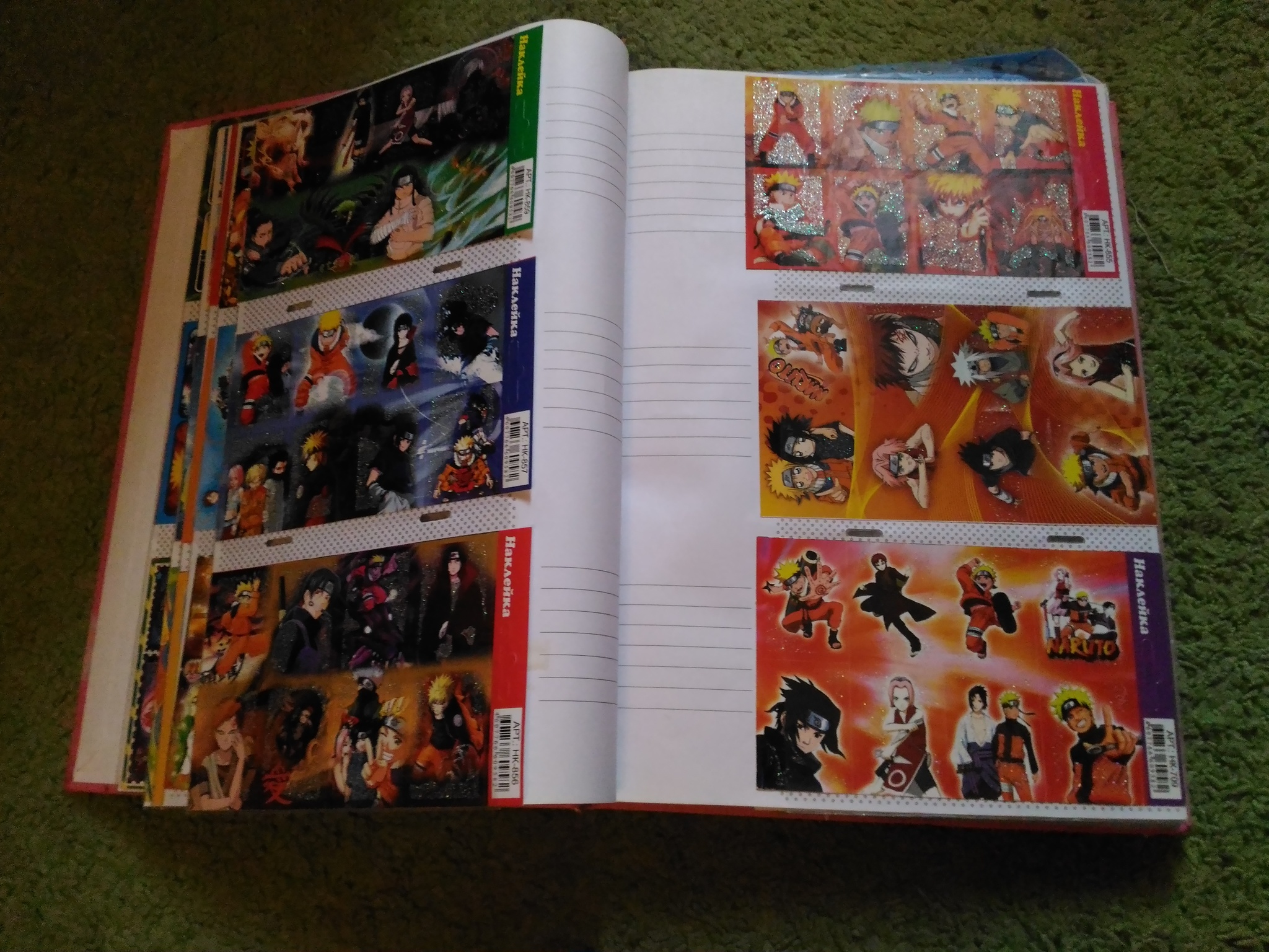 Trash of childhood obsession.#1 Naruto Stickers - My, Nostalgia, Sticker, Naruto, Anime, Collection, Collecting, Children, Longpost