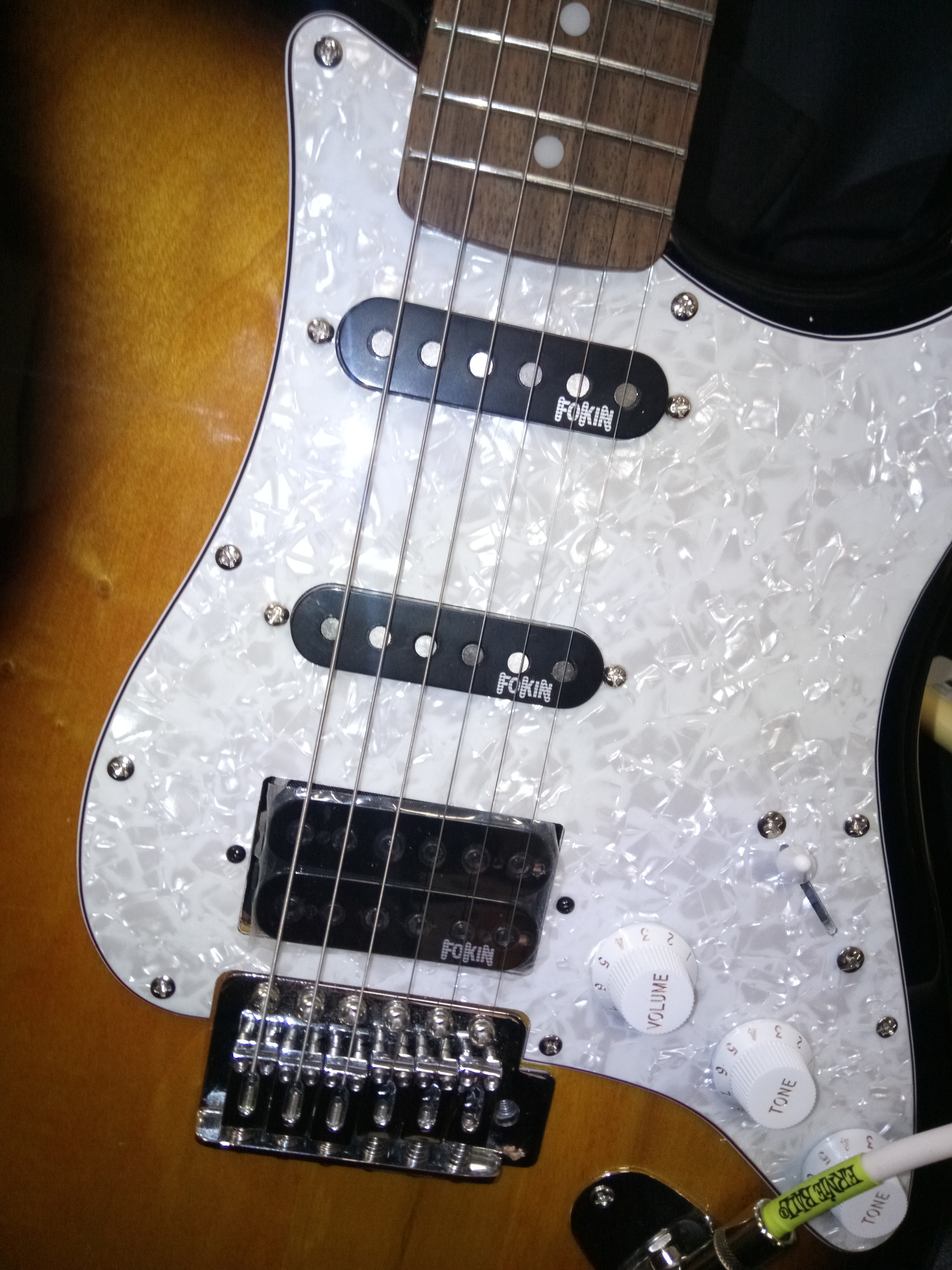 Improvement of squier bullet strat - My, Guitar, Longpost, Musical instruments, Handmade