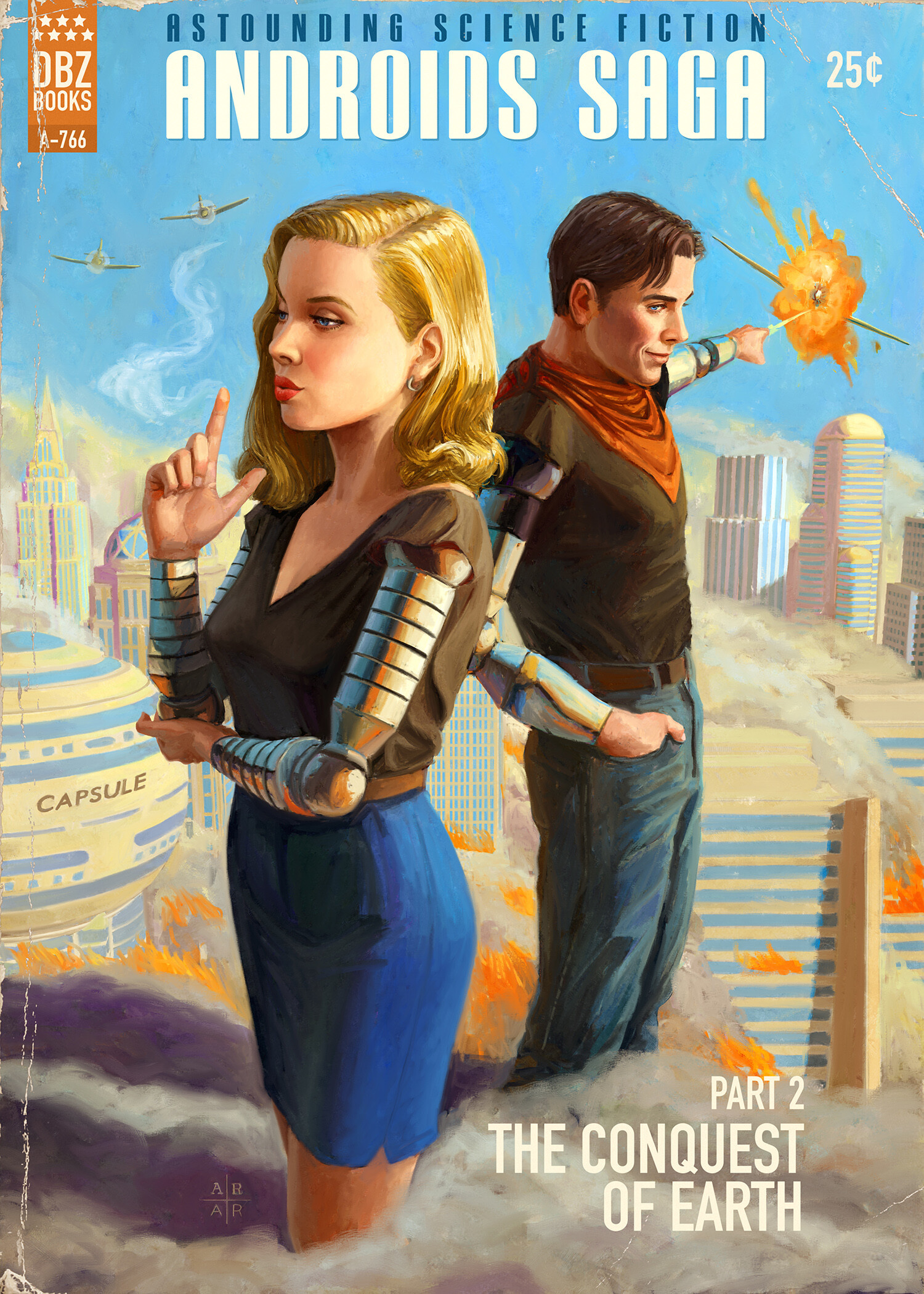 Covers for games in the genre of pulp fiction - Art, Android 18, Samus aran, Mario, BioShock, Dragon ball z, The legend of zelda, Astor Alexander, Longpost