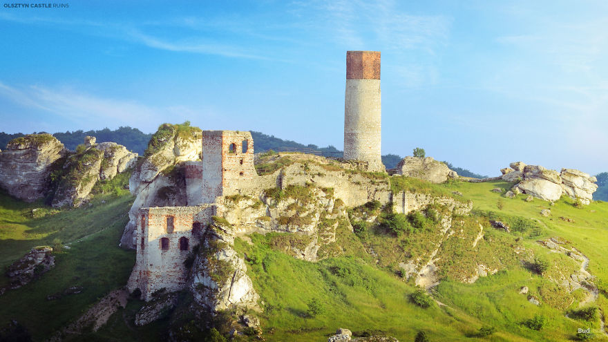 What the ruined castles of Europe looked like - Locks, Europe, Fortification, Reconstruction, Longpost