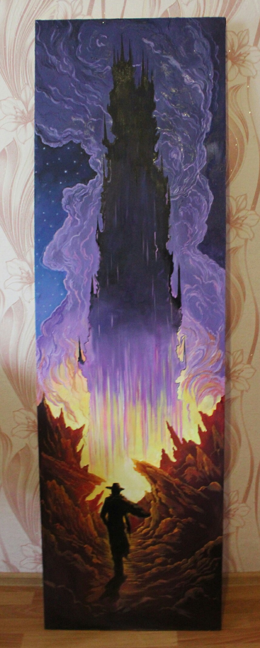 Dark tower - My, Stephen King's dark tower, Stephen King, Oil painting, Longpost