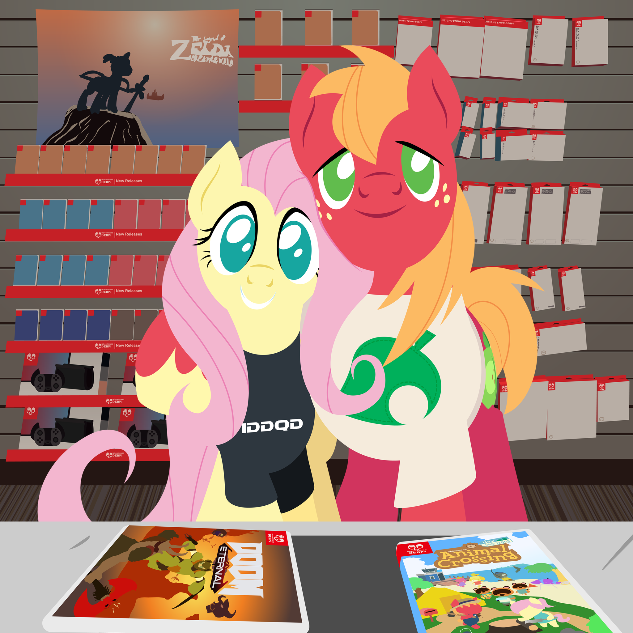 Фанаты - My Little Pony, Fluttershy, Big Macintosh, Doom, Doom Eternal, Animal Crossing