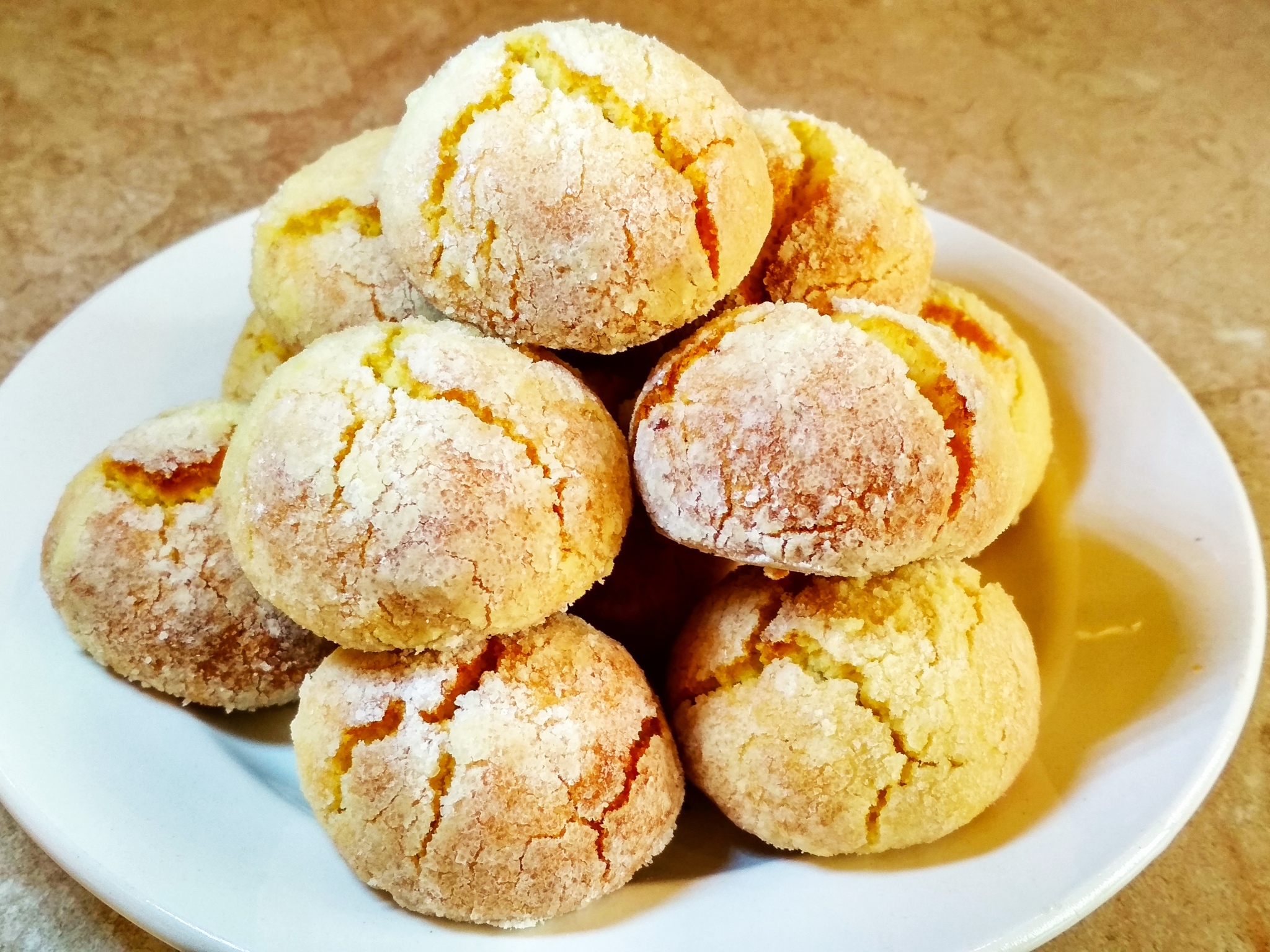 Cracked lemon cookies - My, Recipe, Bakery products, Cookies, Longpost, Better at home