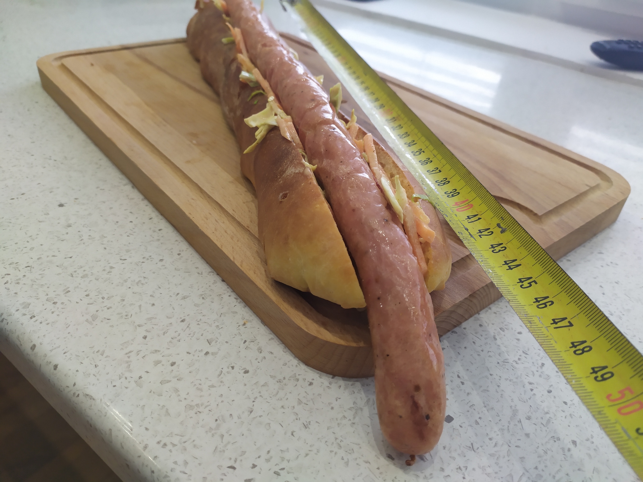 Pikabushnik's hot dog - My, Hot Dog, April 1, Sausage, Recipe, 49 and 5, Peekaboo, Longpost, Better at home