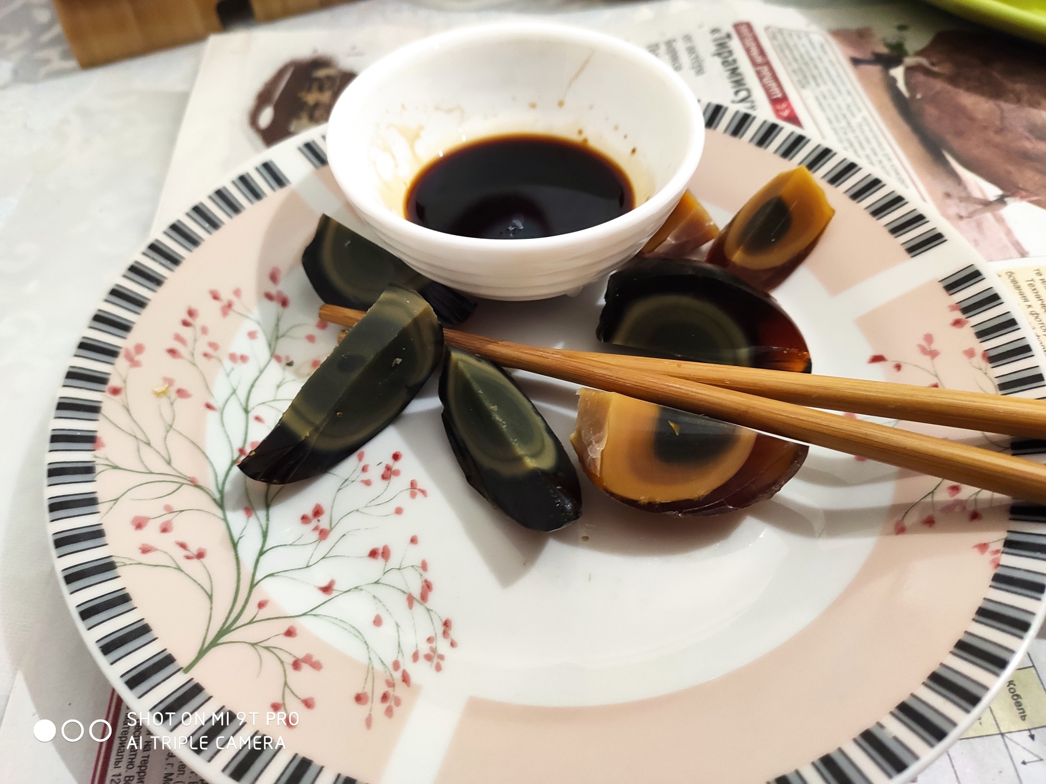 Century Eggs + 1 year - My, Food, Bravery and stupidity, Chinese cuisine, Eggs, Longpost, centennial eggs