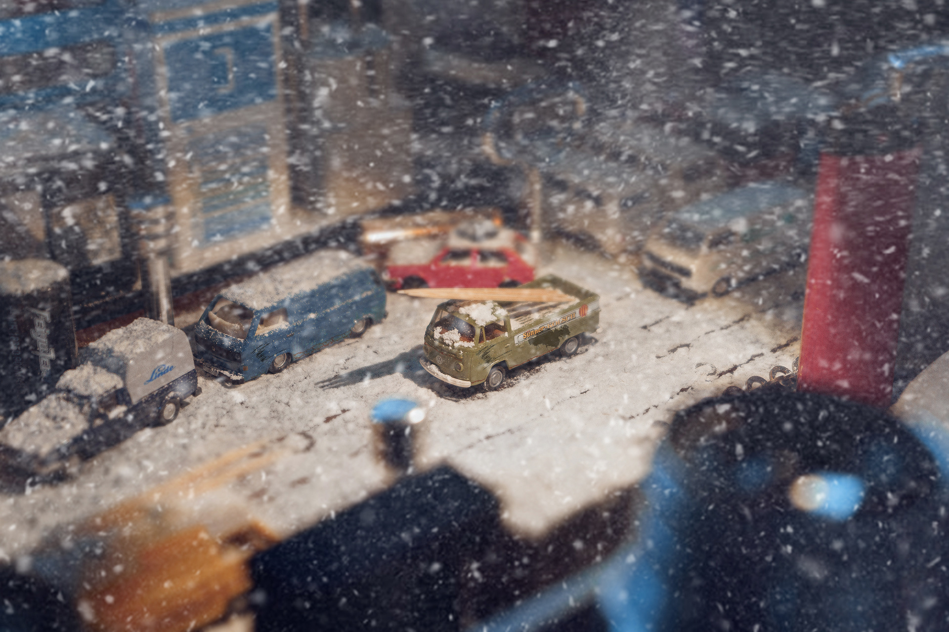 Not a boring quarantine - My, Quarantine, Moscow, Car modeling, Diorama, Photographer, Longpost