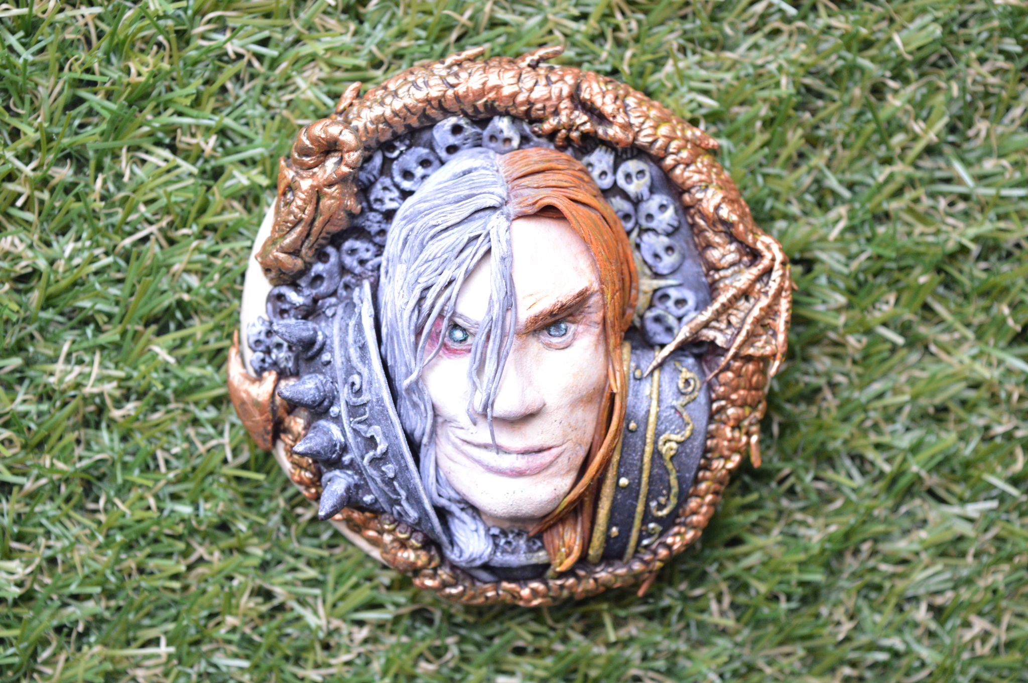 Arthas - My, Arthas Menethil, World of warcraft, Warcraft, Warcraft 3, Polymer clay, Handmade, Souvenirs, Wow, Longpost