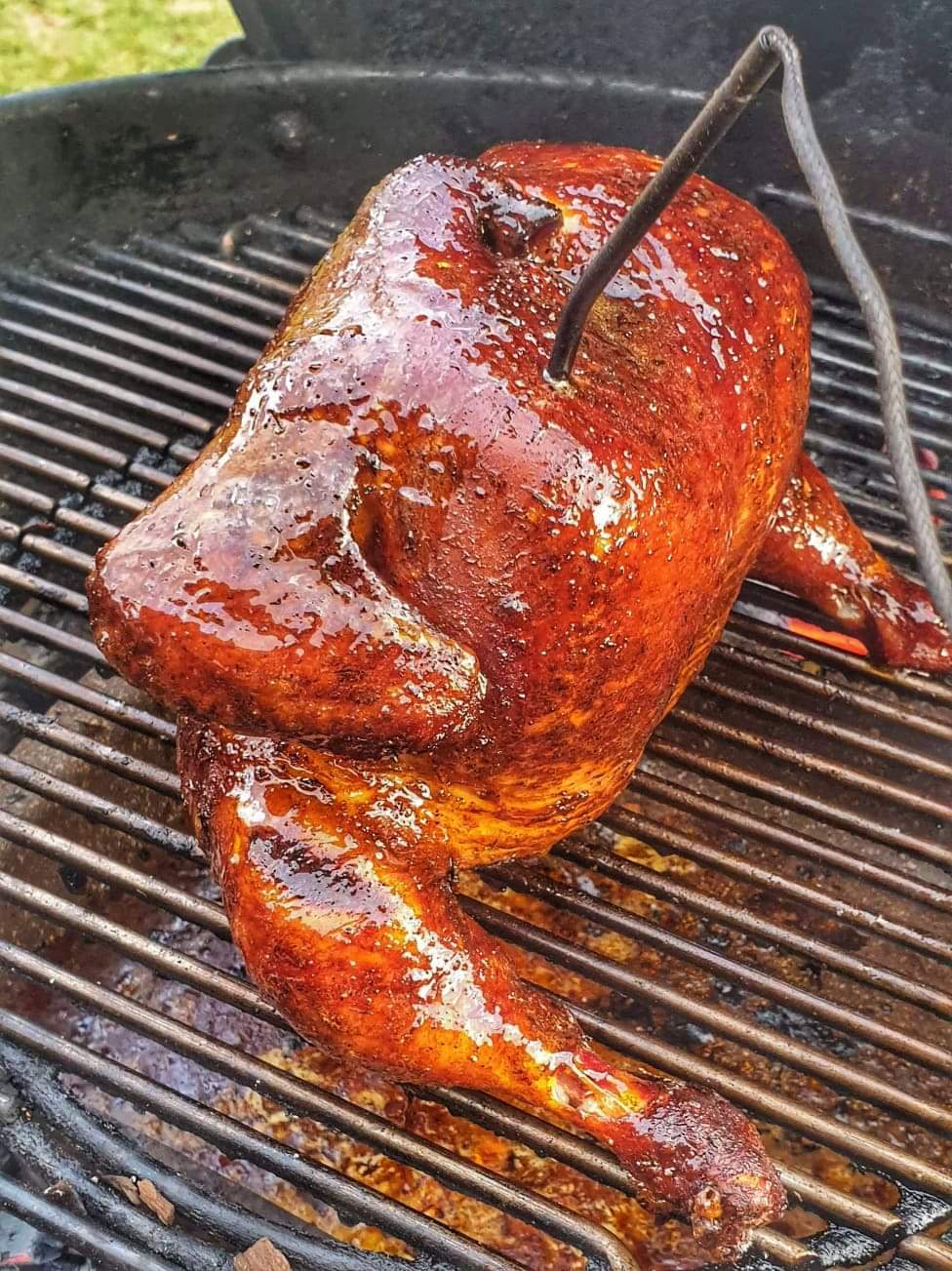 Quick BBQ chicken in 2 hours - My, BBQ, Cooking, Men's cooking, Meat, Weber, Grilled chicken, Longpost