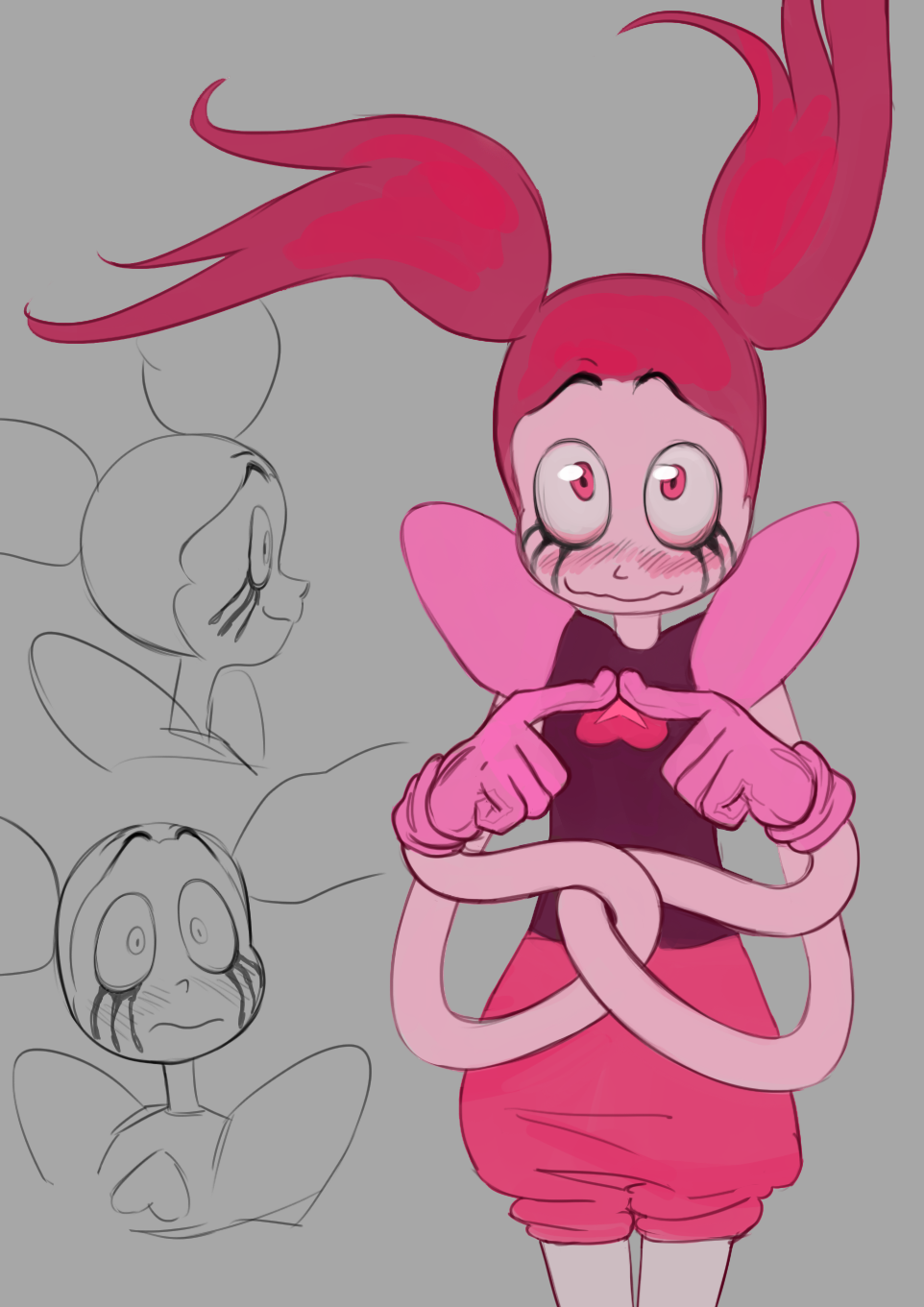 Shy - Morkovkasvekla, Steven universe, Spinel, Art, Cartoons