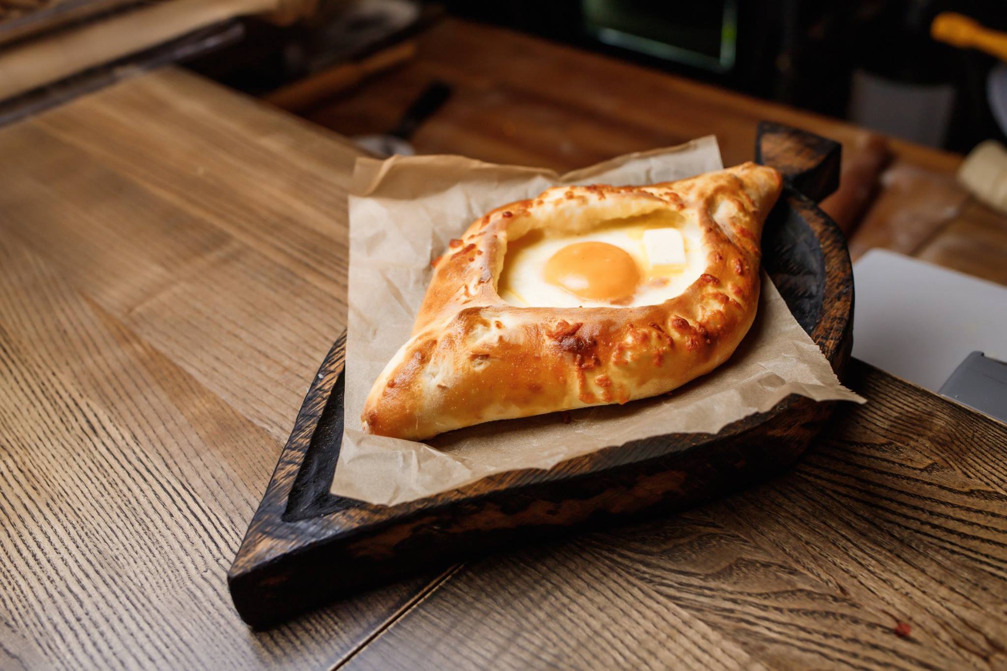 A popular dish in Sochi: Adjarian khachapuri - an unrealistic glutton! - My, Cooking, Travels, Sochi, Longpost