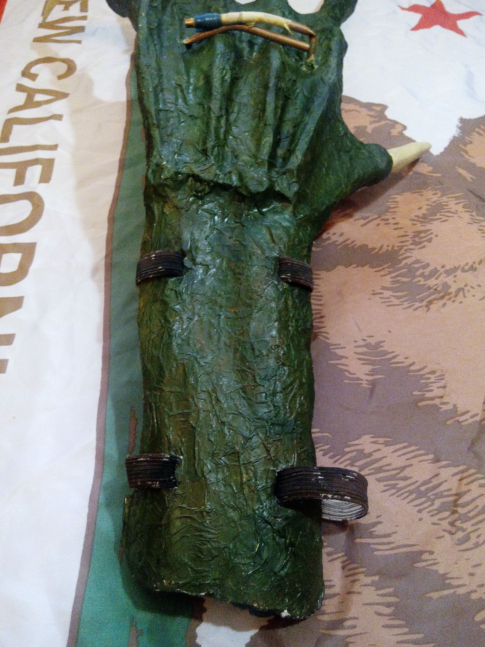 Custom Deathclaw Paw from the game Fallout New Vegas - My, Fallout, Papier mache, With your own hands, Longpost