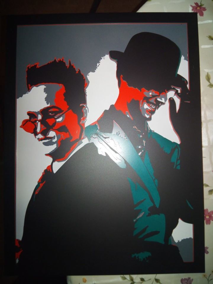 Penguin and the Riddler - My, Gotham, CNC, Painting, Metal, Longpost