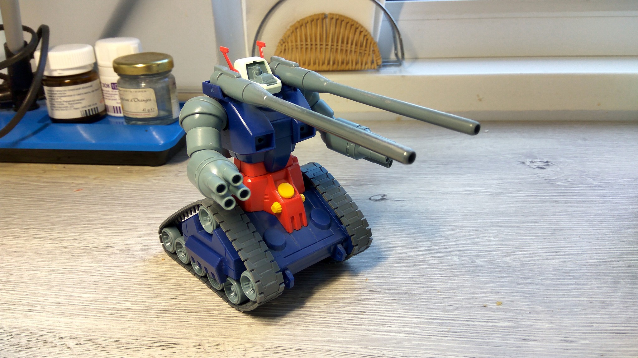 RX-75-4 Guntank 1/144 - My, Anime, Gundam, Modeling, Gunpla, Models, Longpost