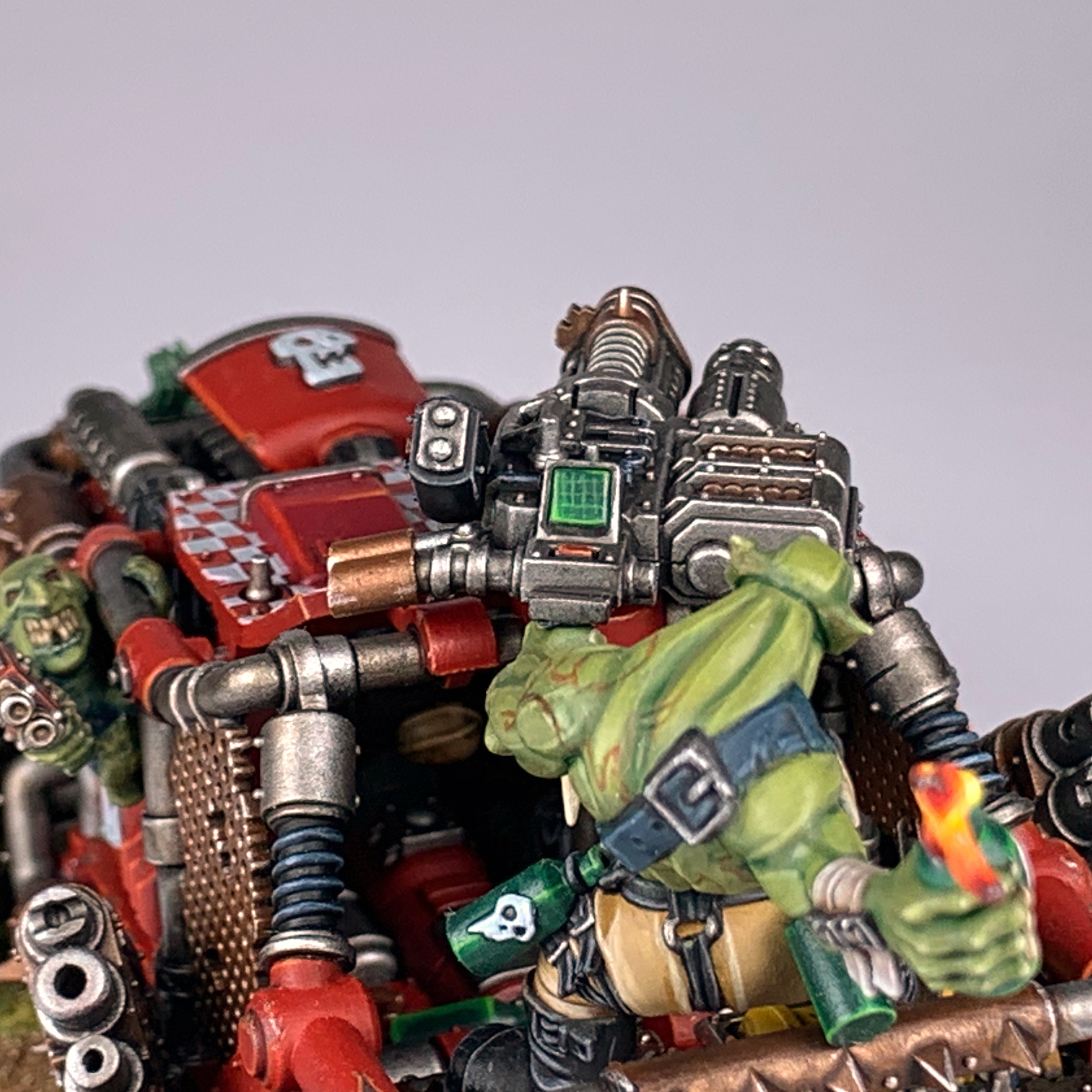 Хобби. Boomdakka Snazzwagon. Орочий Багги - Моё, Wh painting, Warhammer 40k, Warhammer, Орки, Покраска миниатюр, Хобби, Стендовый моделизм, Wh miniatures, Длиннопост