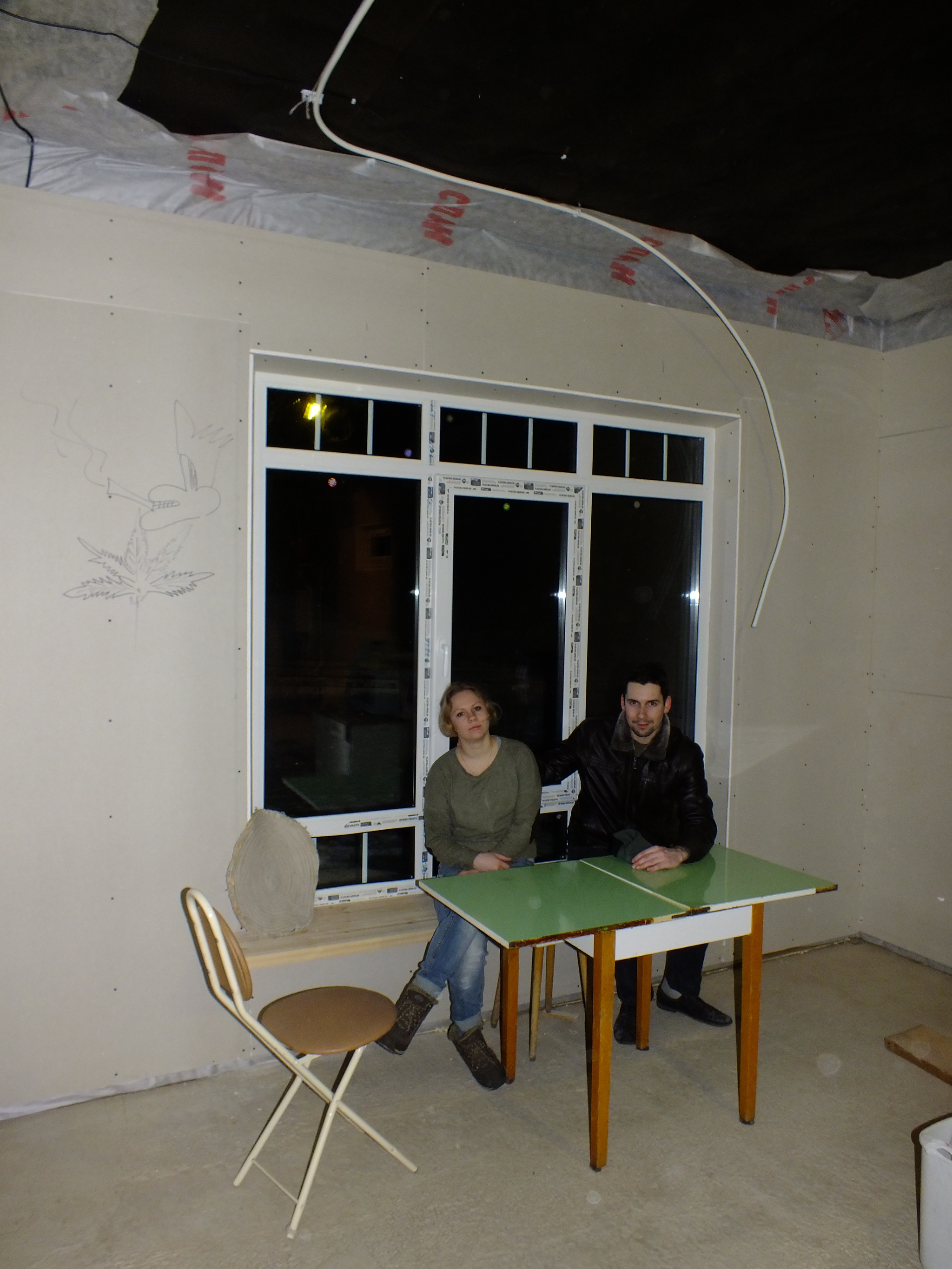 DIY frame. Part 3. Insulation, electrical, plasterboard - My, Frame house, Building, Window, Finishing, With your own hands, House, Longpost