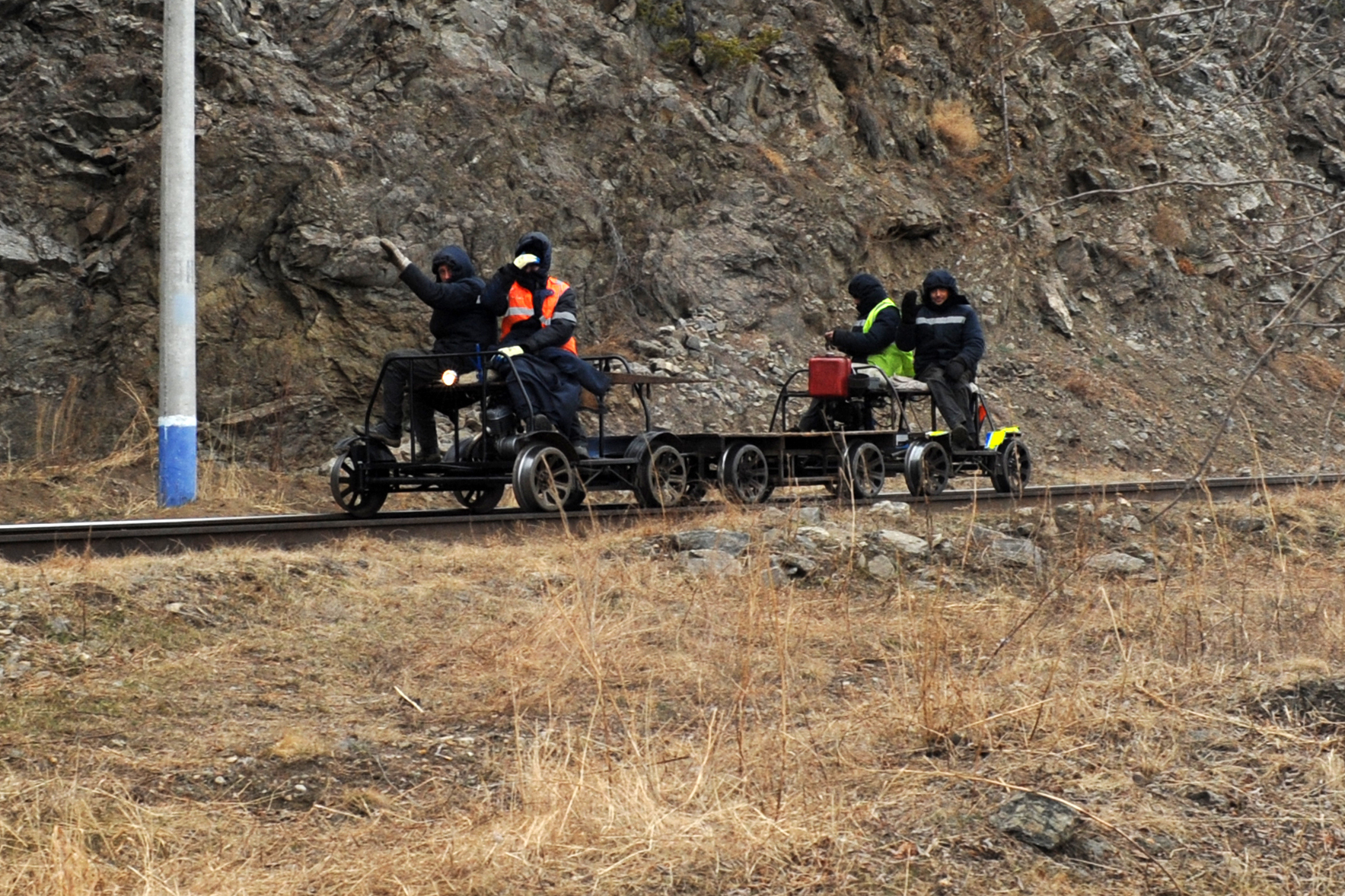 Photo from Circum-Baikal Railway - My, CBWC, Baikal, Quarantine, Irkutsk, Kultuk, Spring, Railway, Longpost