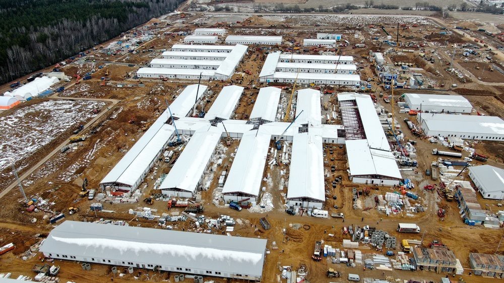 Construction of an infectious diseases hospital in New Moscow has been completed - Moscow, New Moscow, Infectious diseases Hospital, Building, Coronavirus, Sergei Sobyanin, Russia today, news, Video