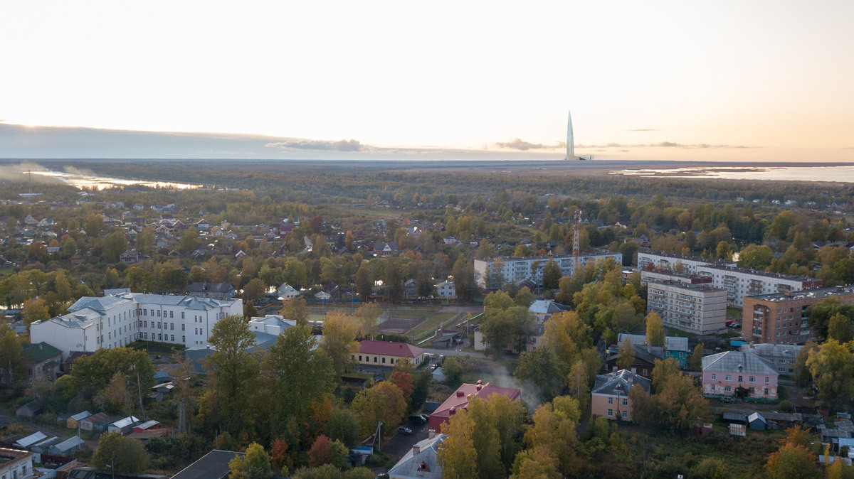 The sky has cleared so much - Novaya Ladoga, Coronavirus, Lakhta Center, Quarantine