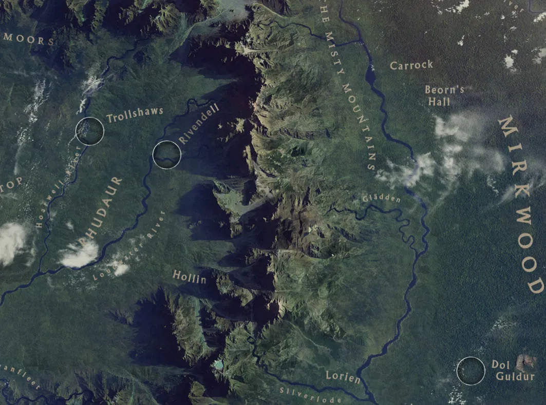 Geography of Middle-earth - Middle earth, Lord of the Rings, Tolkien, Longpost